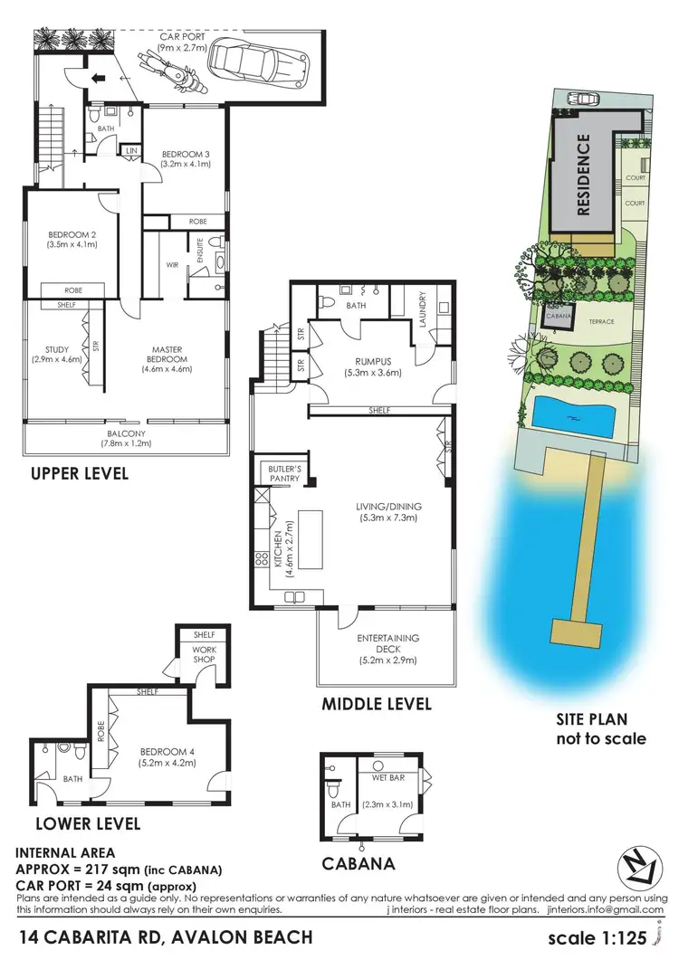 Floorplan of Homely house listing, 14 Cabarita Road, Avalon Beach NSW 2107
