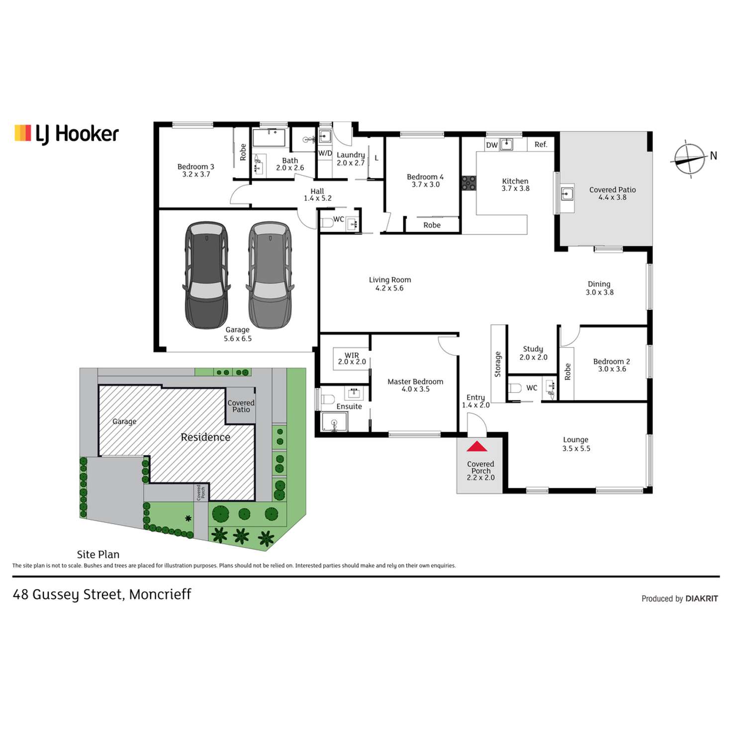 Floorplan of Homely house listing, 48 Gussey Street, Moncrieff ACT 2914