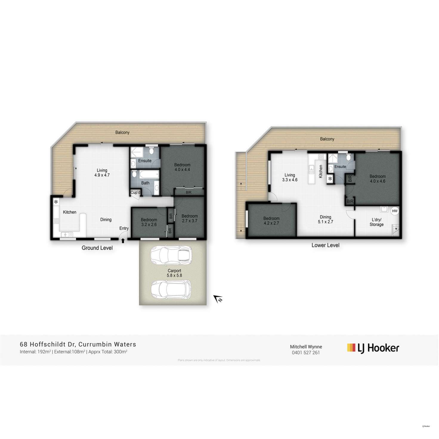 Floorplan of Homely house listing, 68 Hoffschildt Drive, Currumbin Waters QLD 4223