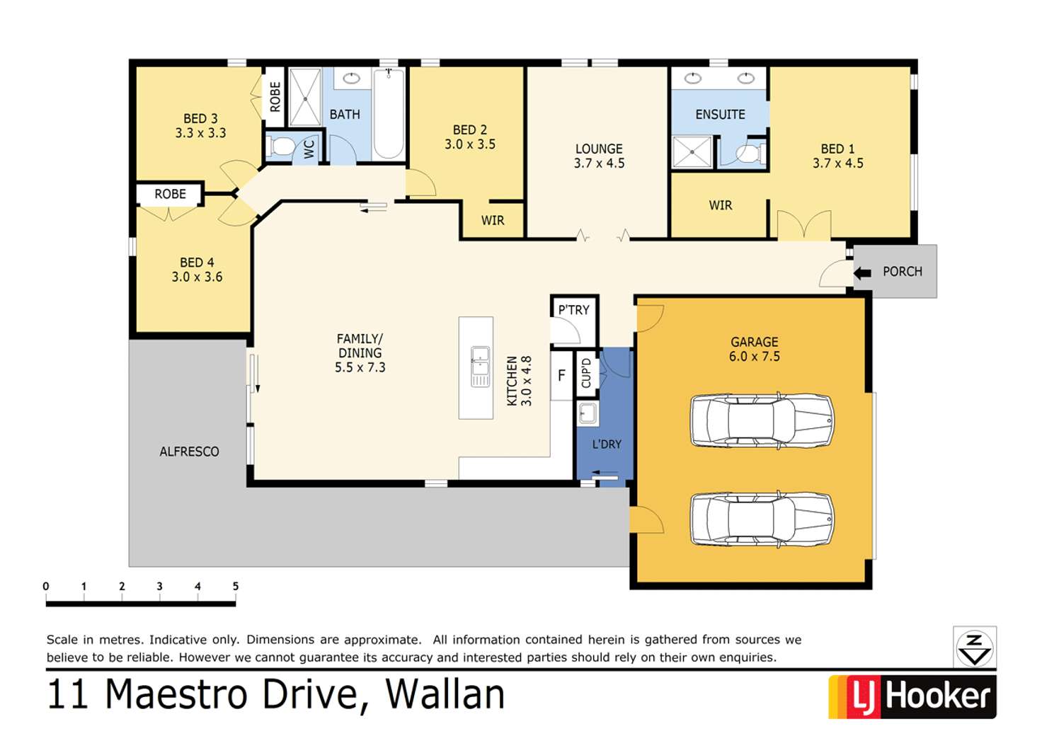 Floorplan of Homely house listing, 11 Maestro Drive, Wallan VIC 3756