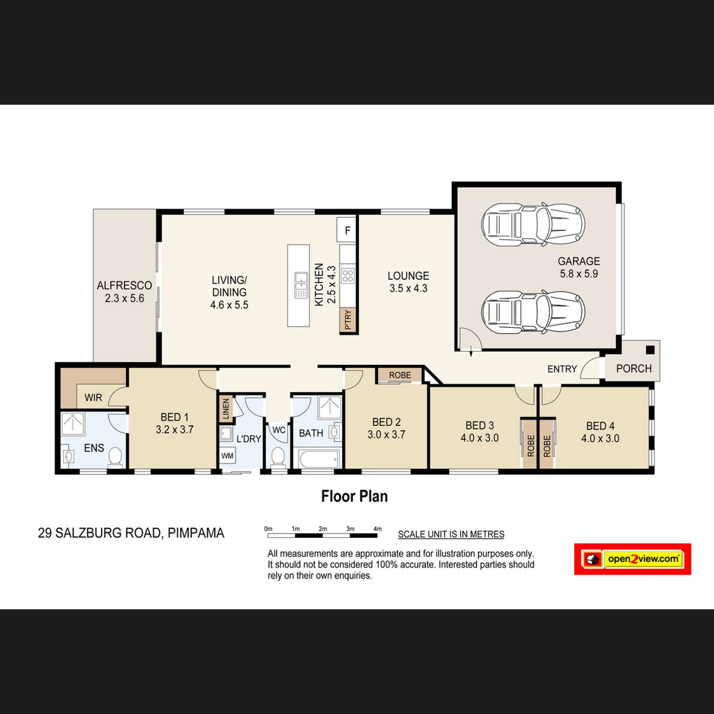 Floorplan of Homely house listing, 29 Salzburg Road, Pimpama QLD 4209