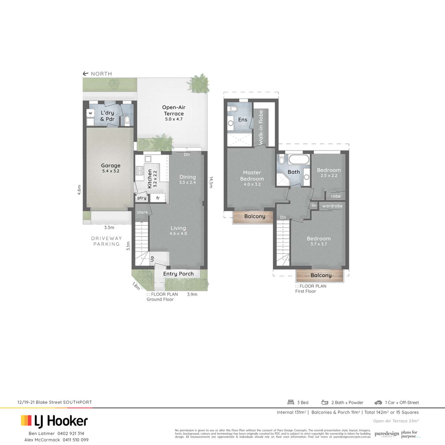 Floorplan of Homely townhouse listing, 12/19 Blake Street, Southport QLD 4215