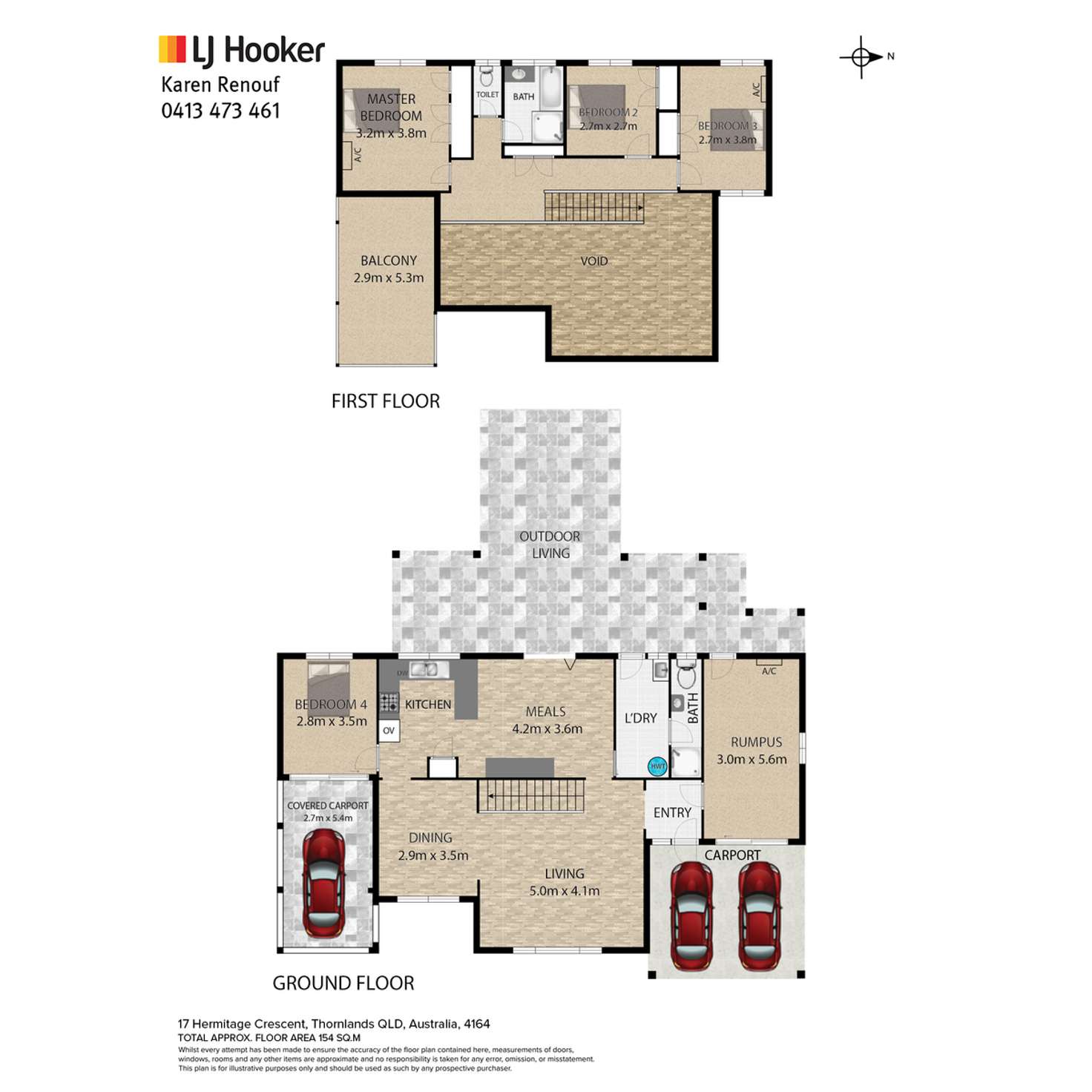 Floorplan of Homely house listing, 17 Hermitage Crescent, Thornlands QLD 4164