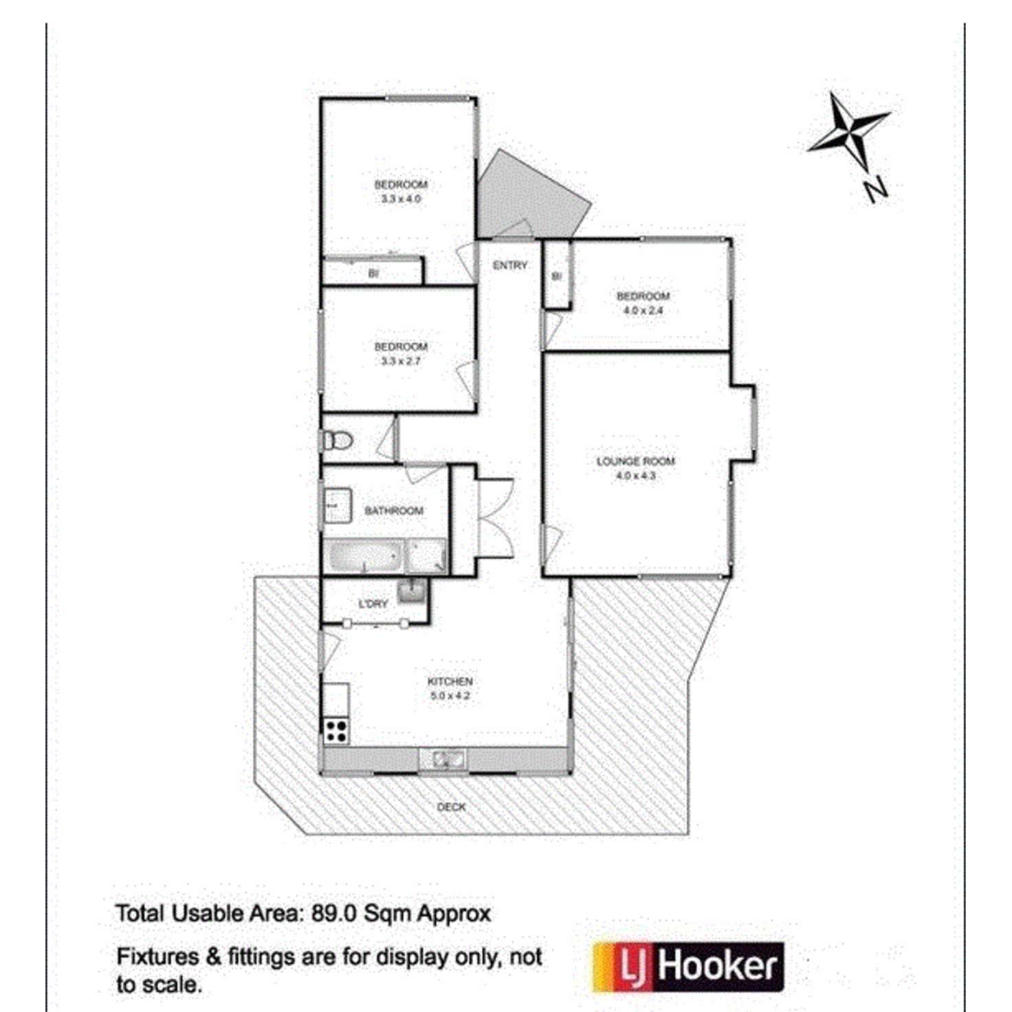 Floorplan of Homely house listing, 17 First Avenue, West Moonah TAS 7009