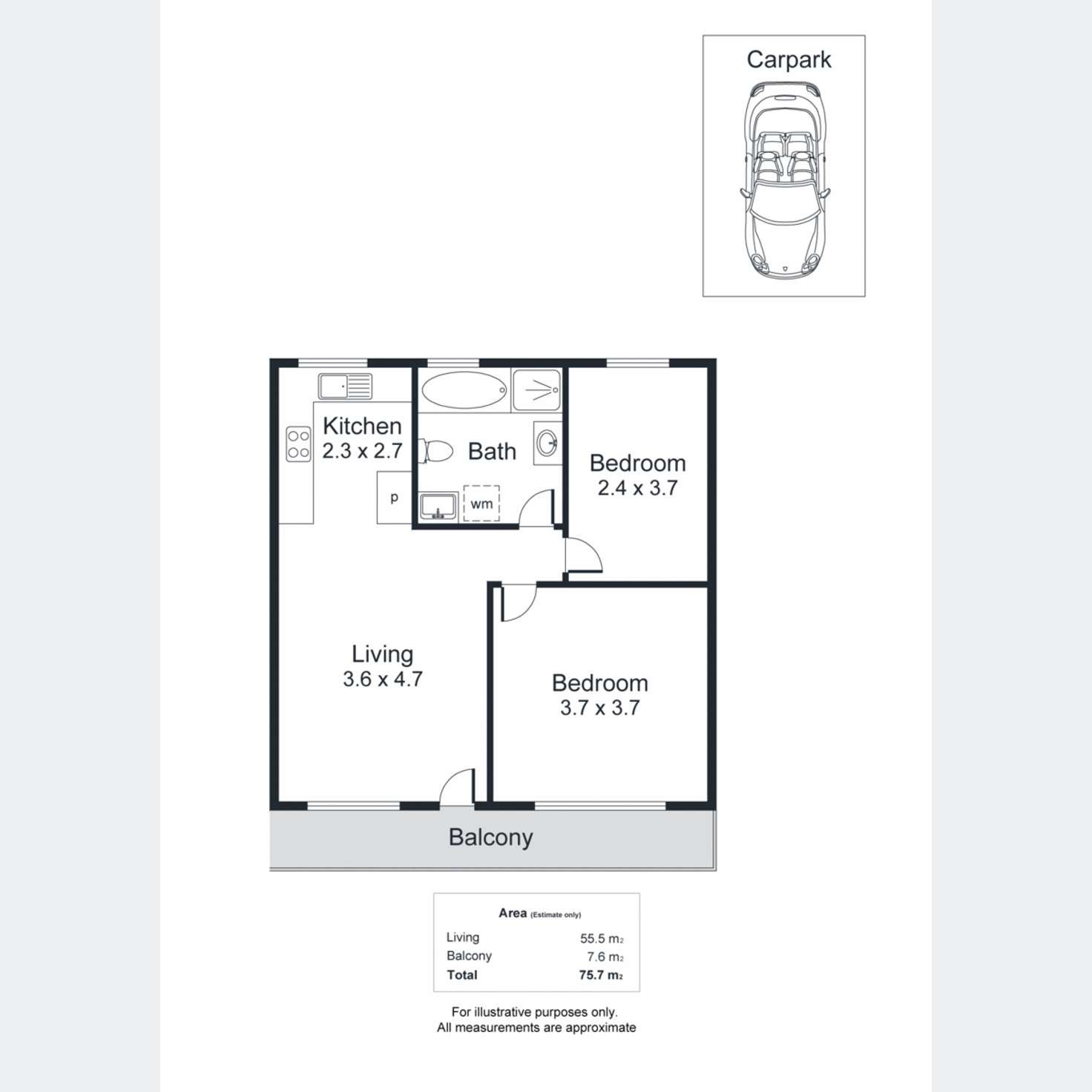 Floorplan of Homely blockOfUnits listing, 27/24 Ponton Street, Salisbury SA 5108