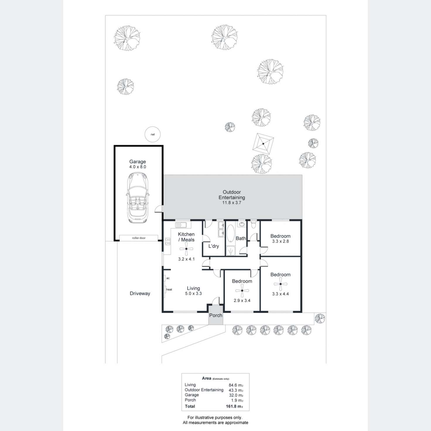 Floorplan of Homely residentialLand listing, 61 Nelson Avenue, Flinders Park SA 5025