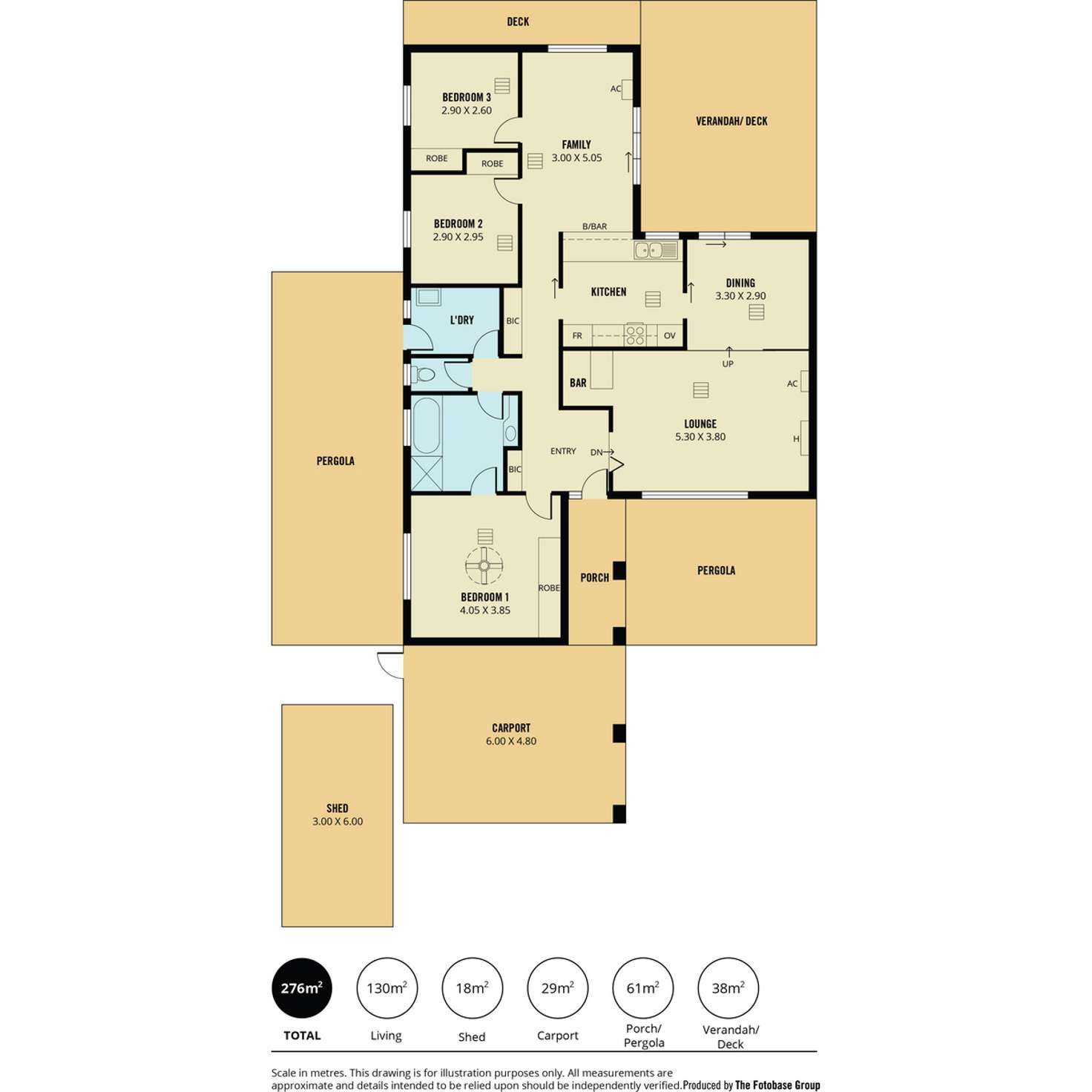 Floorplan of Homely house listing, 29 Brooker Drive, Hillbank SA 5112