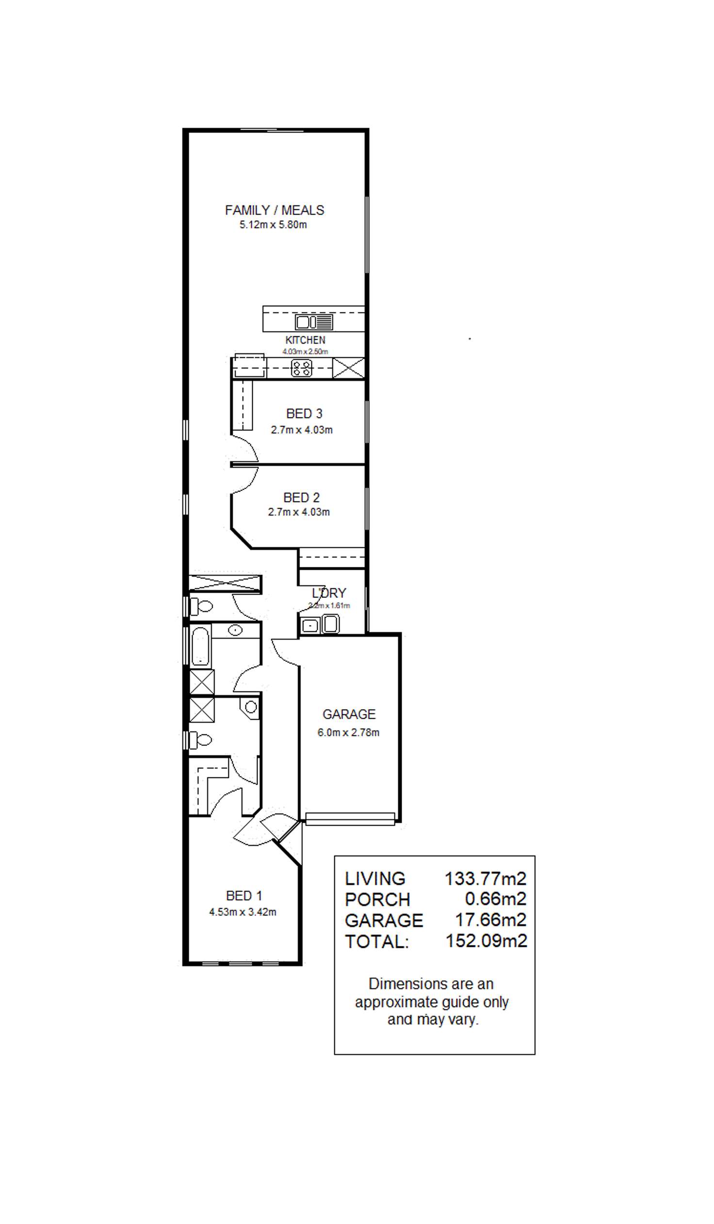 Floorplan of Homely house listing, 15 Stevens Street, Seaton SA 5023