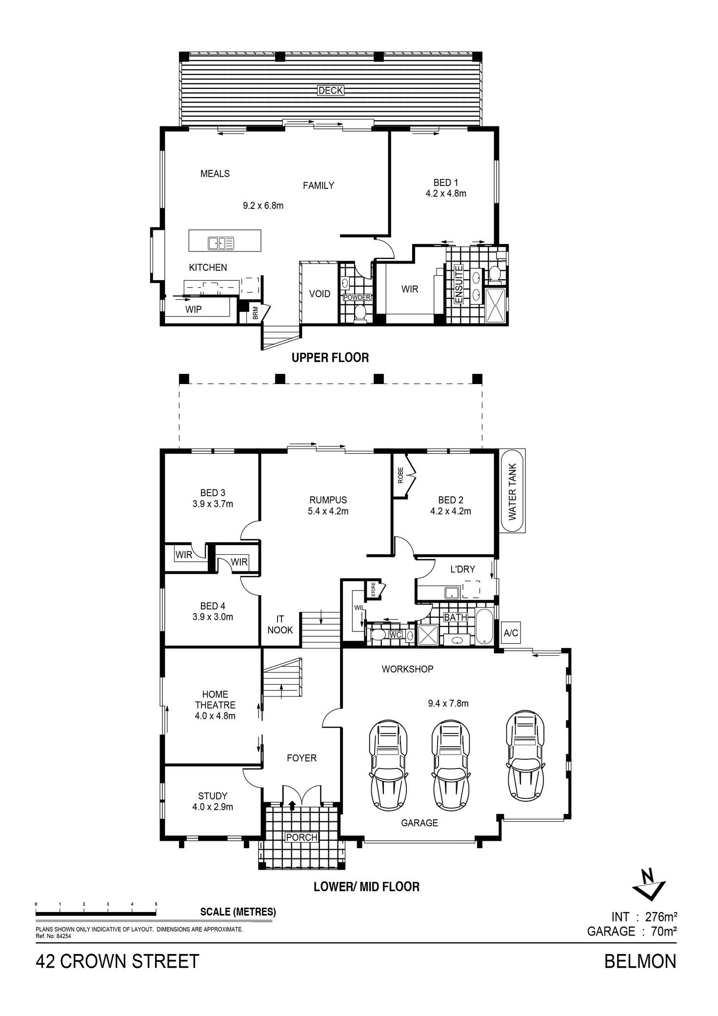Floorplan of Homely house listing, 42 Crown Street, Belmont NSW 2280