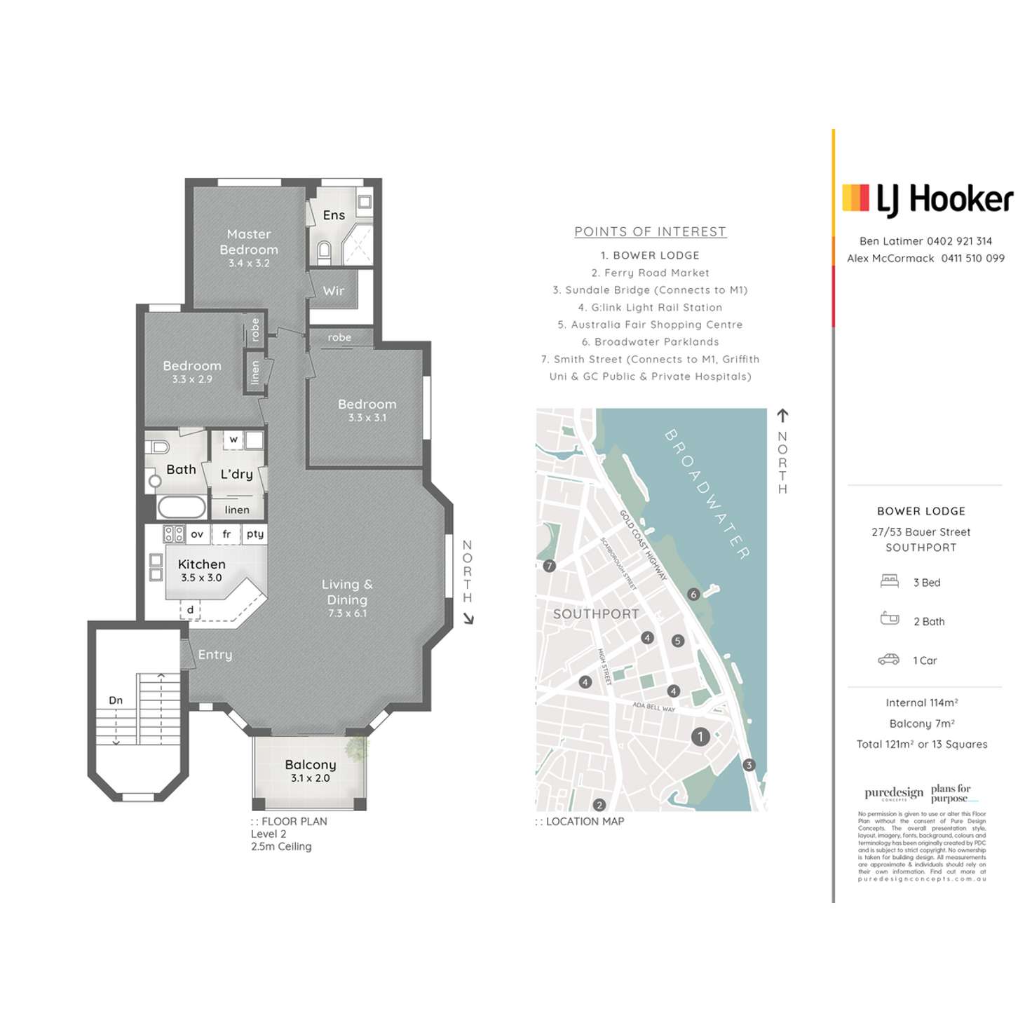 Floorplan of Homely unit listing, 27/53 Bauer Street, Southport QLD 4215