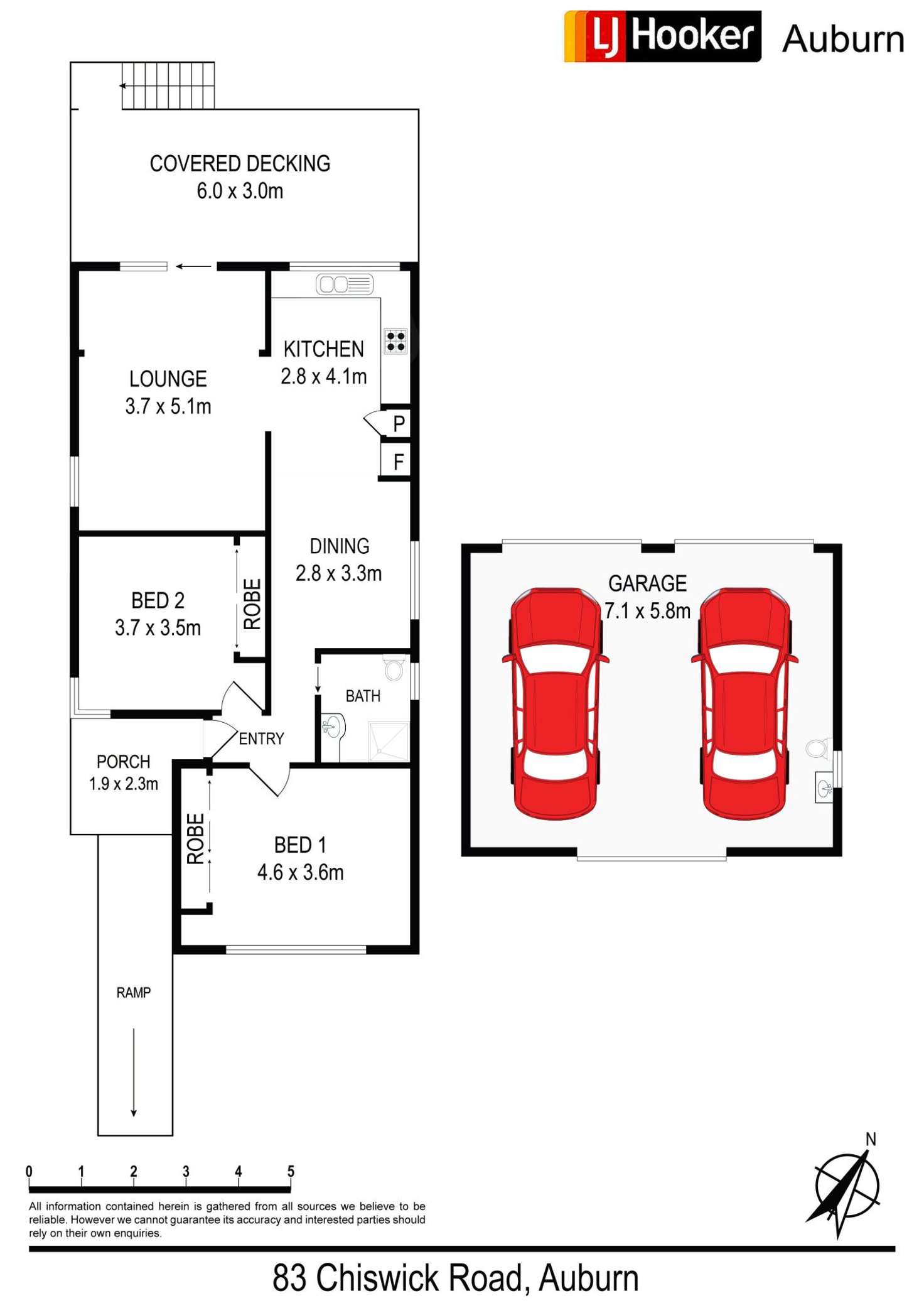 Floorplan of Homely house listing, 83 Chiswick Rd, Auburn NSW 2144