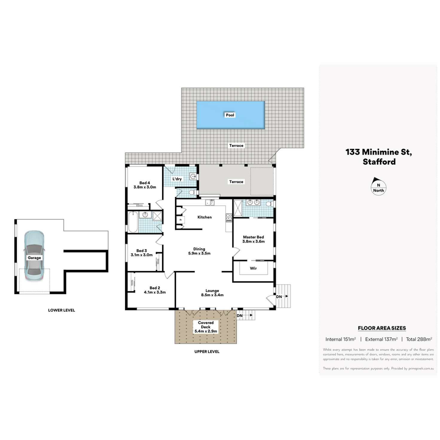 Floorplan of Homely house listing, 133 Minimine Street, Stafford QLD 4053