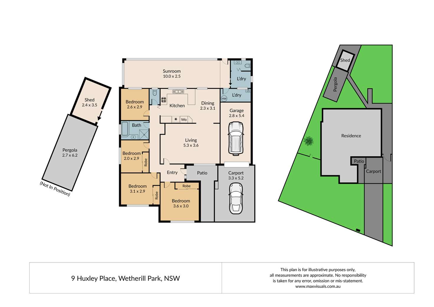 Floorplan of Homely house listing, 9 Huxley Place, Wetherill Park NSW 2164