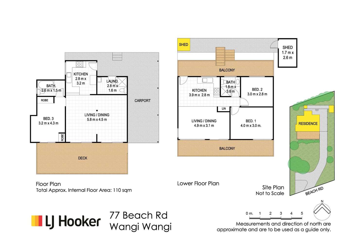 Floorplan of Homely house listing, 77 Beach Road, Wangi Wangi NSW 2267