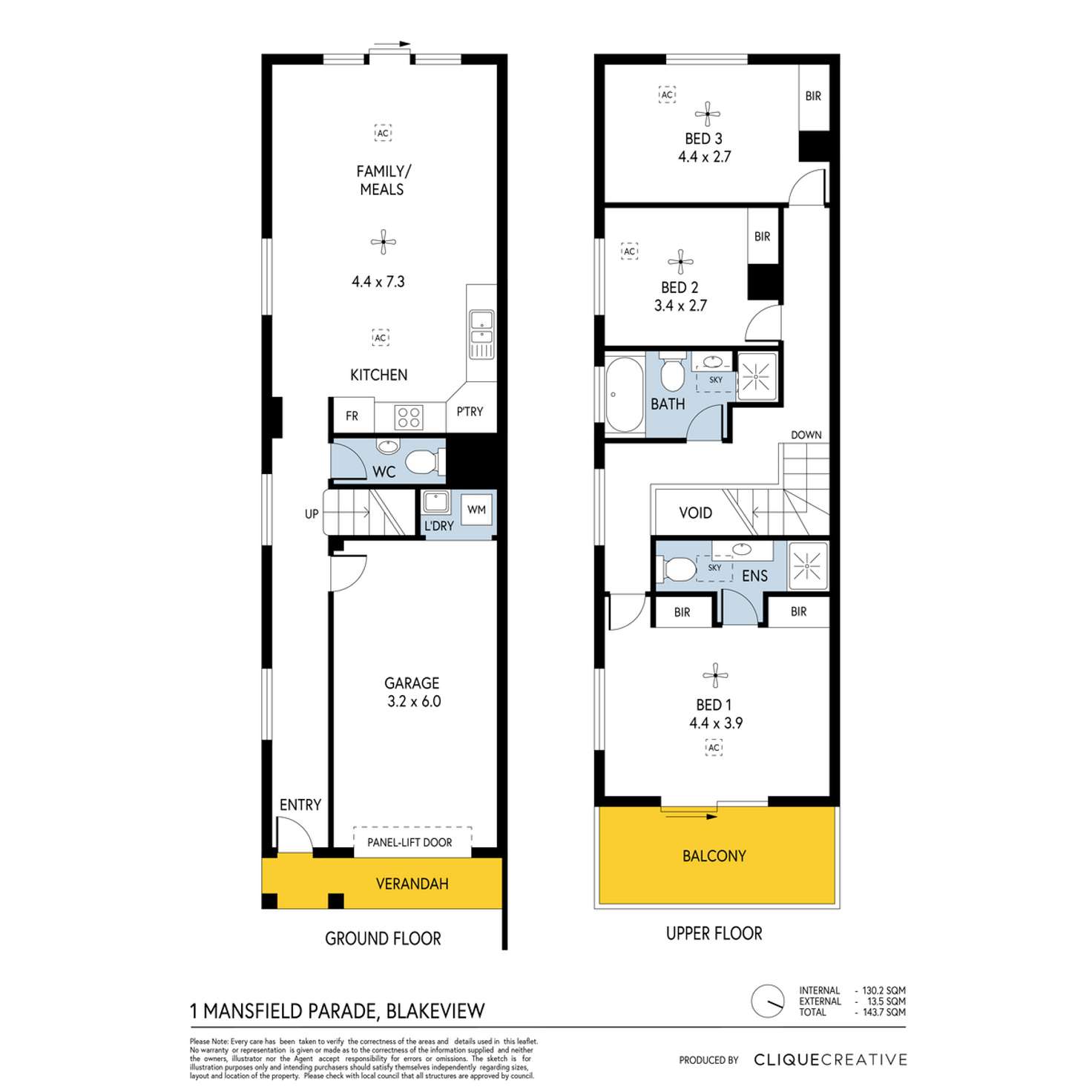 Floorplan of Homely house listing, 1 Mansfield Parade, Blakeview SA 5114