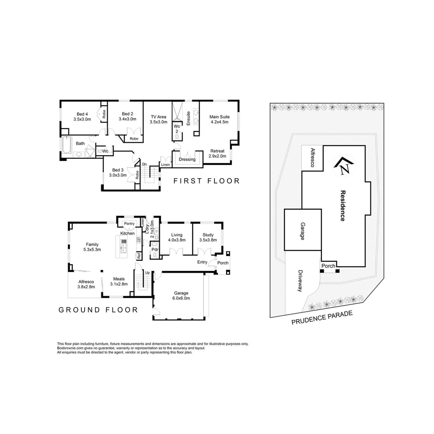 Floorplan of Homely house listing, 34 Prudence Parade, Point Cook VIC 3030