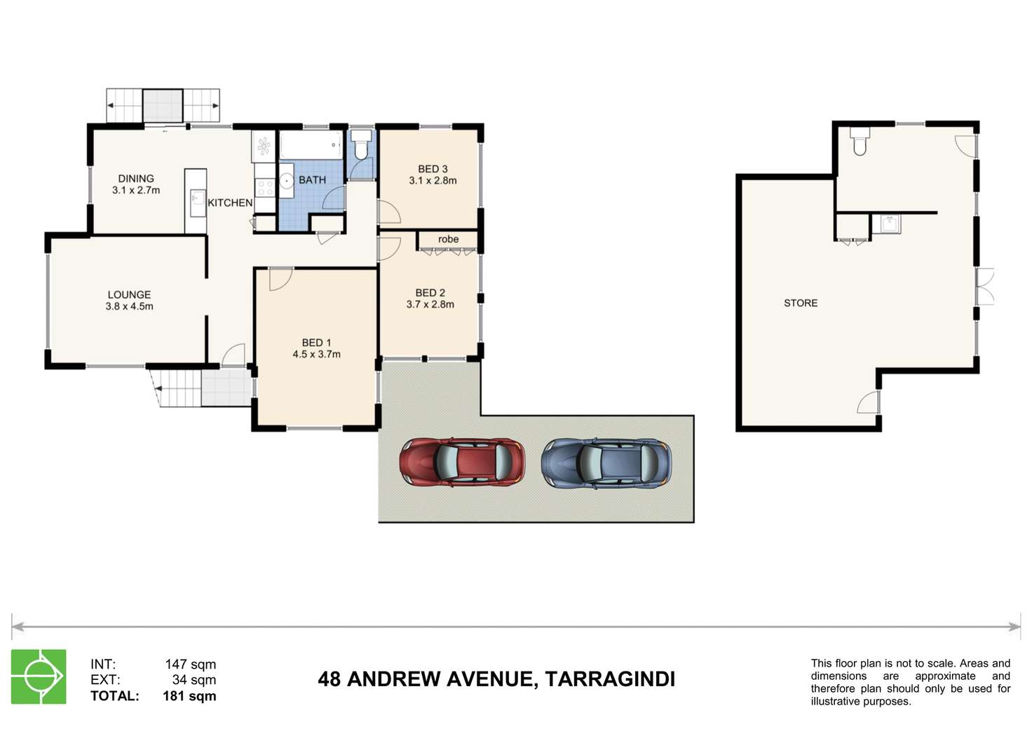 Floorplan of Homely house listing, 48 Andrew Avenue, Tarragindi QLD 4121