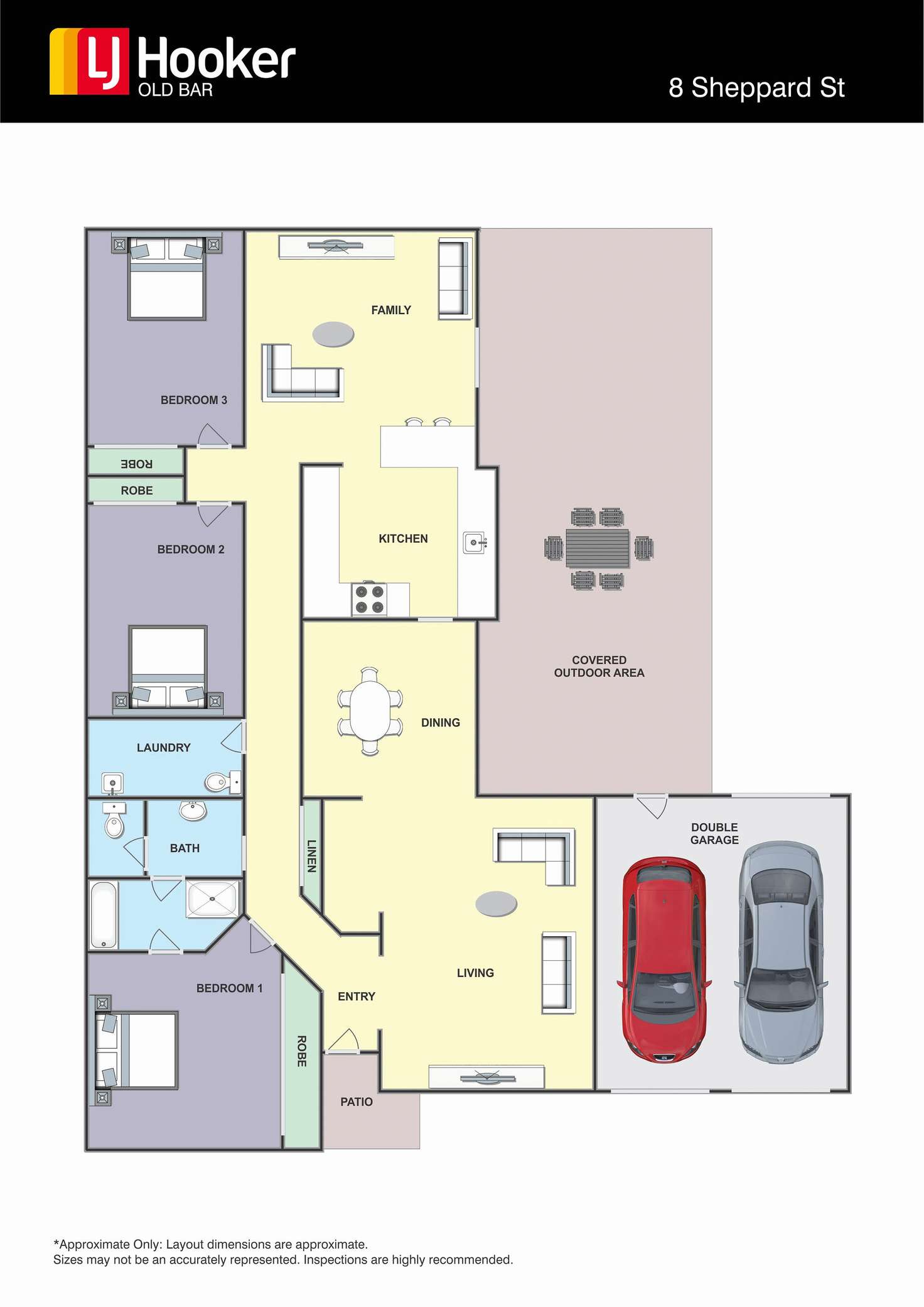 Floorplan of Homely house listing, 8 Sheppard Street, Old Bar NSW 2430