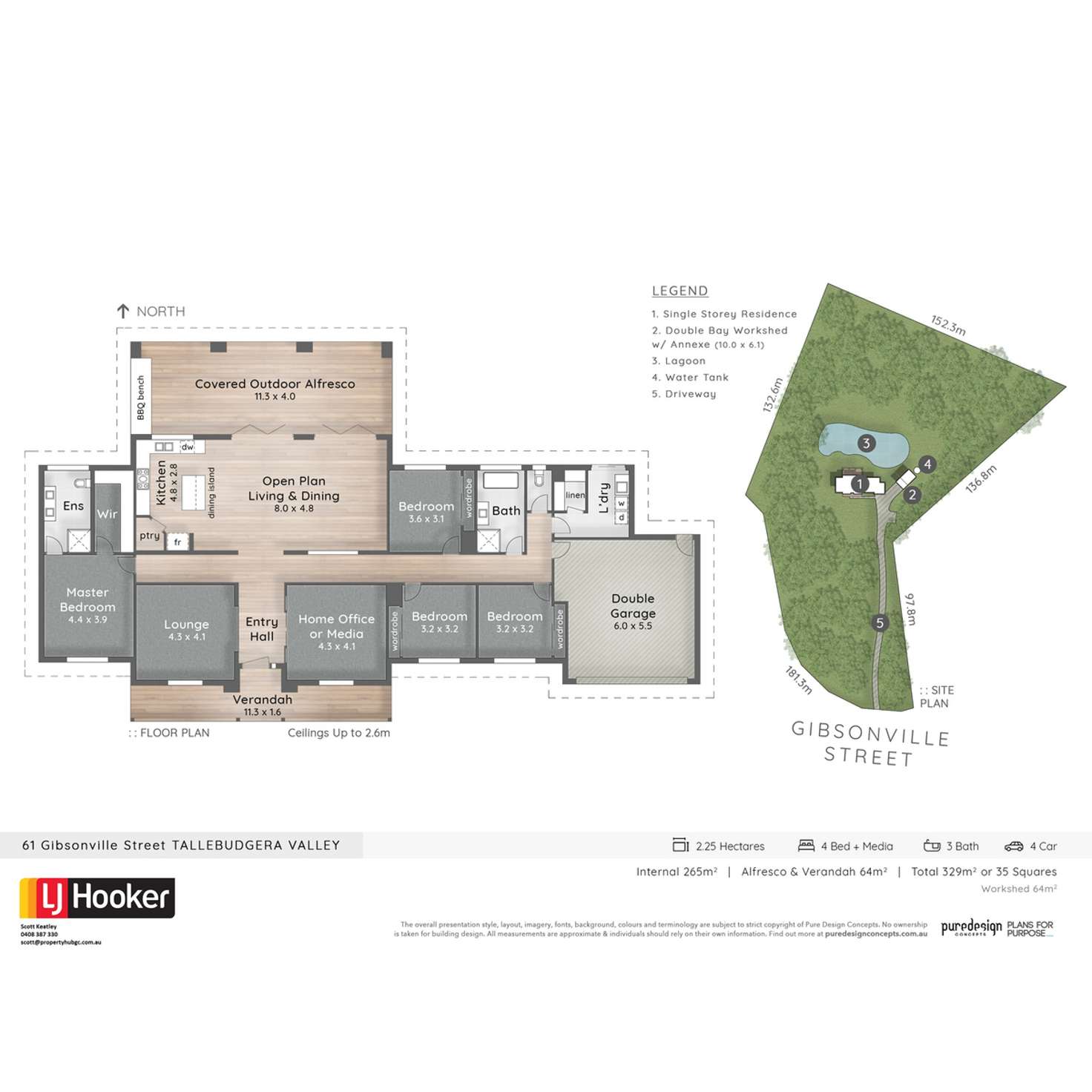 Floorplan of Homely house listing, 61 Gibsonville Street, Tallebudgera Valley QLD 4228