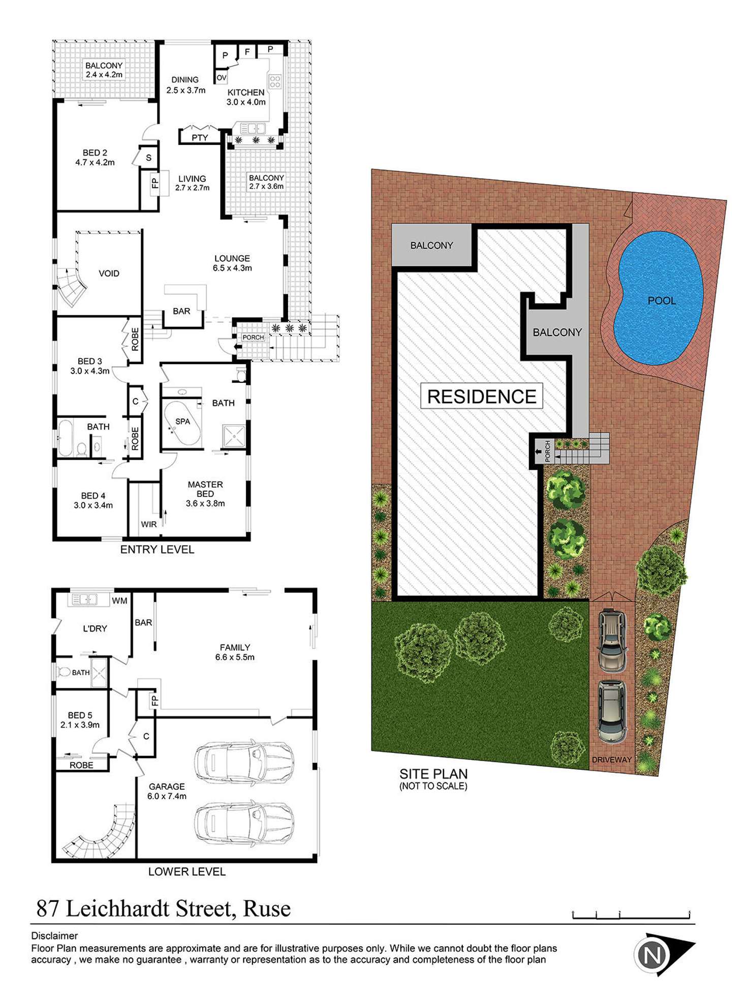 Floorplan of Homely house listing, 87 Leichhardt Street, Ruse NSW 2560