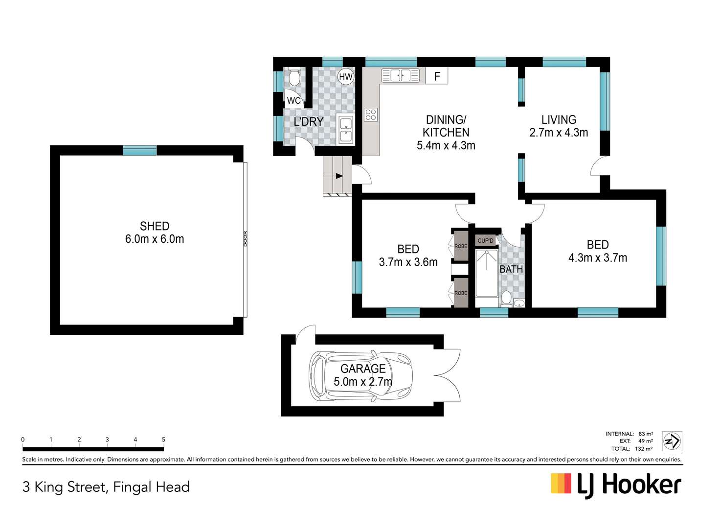 Floorplan of Homely house listing, 3 King Street, Fingal Head NSW 2487