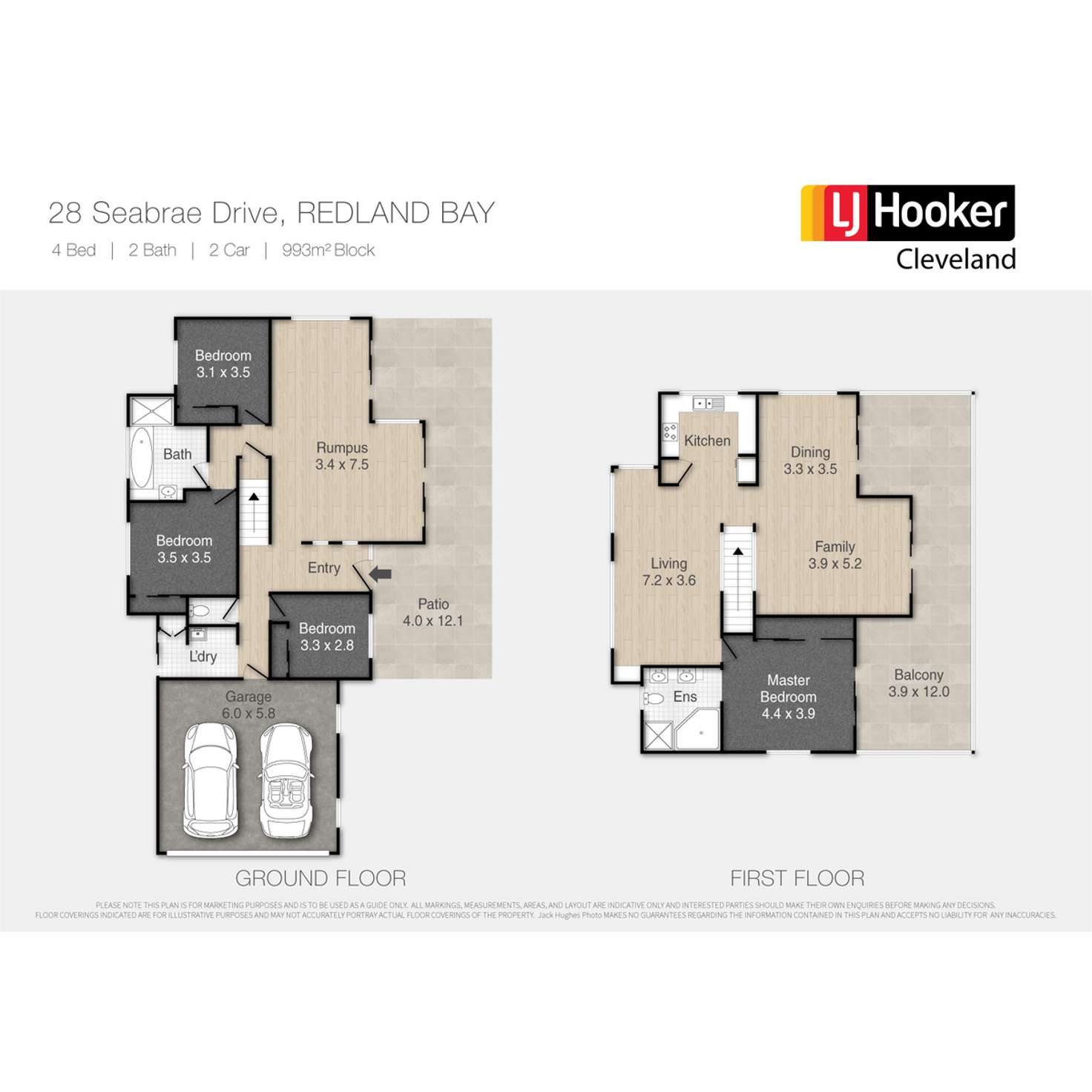 Floorplan of Homely house listing, 28 Seabrae Drive, Redland Bay QLD 4165