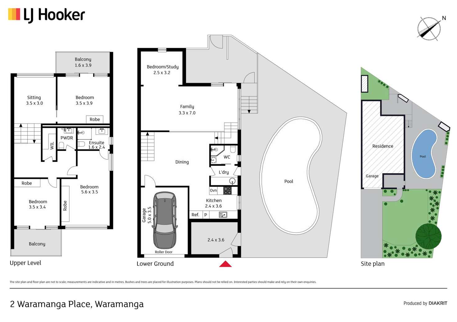 Floorplan of Homely townhouse listing, 2 Waramanga Place, Waramanga ACT 2611