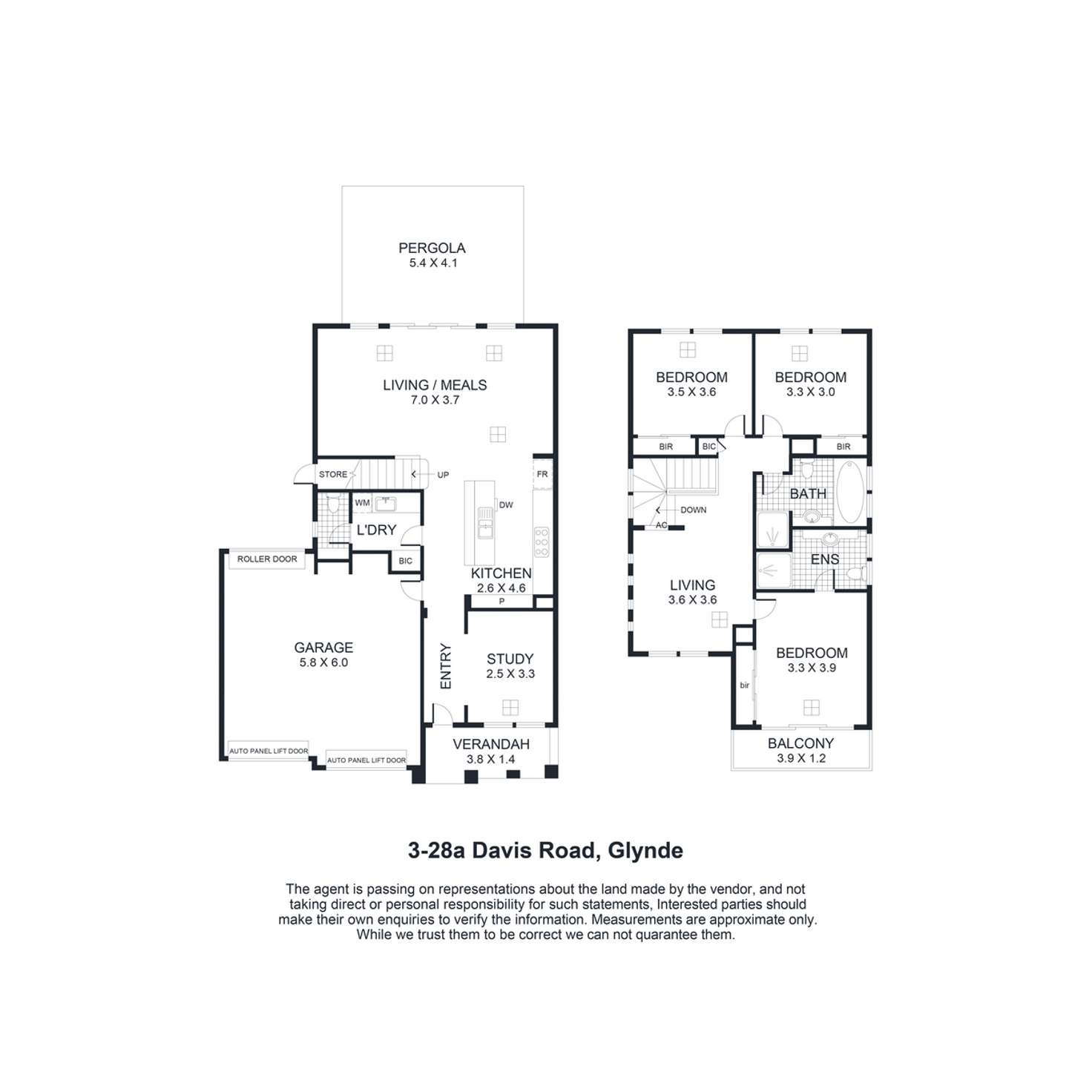 Floorplan of Homely house listing, 3/28a Davis Road, Glynde SA 5070