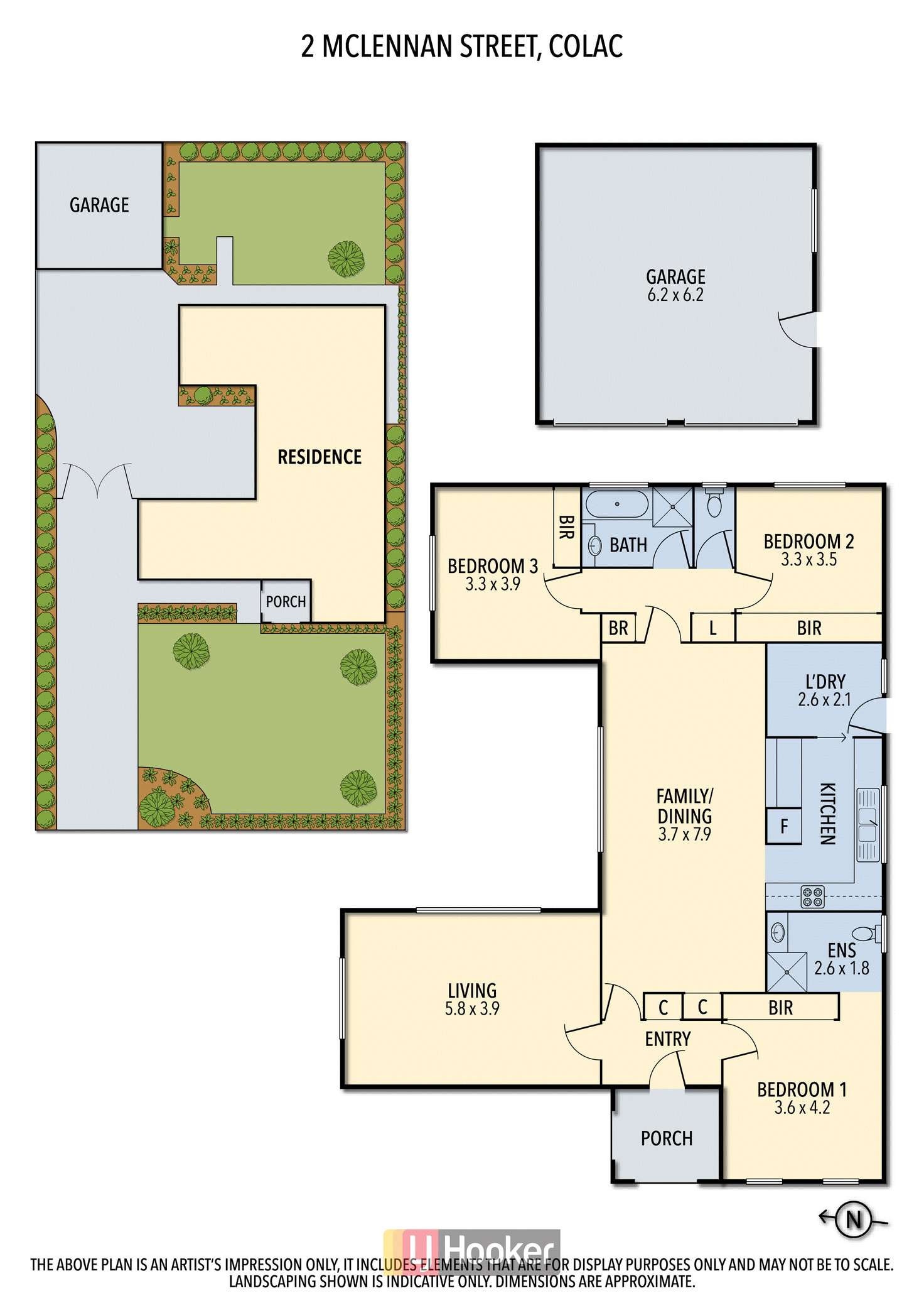 Floorplan of Homely house listing, 2 McLennan Street, Colac VIC 3250