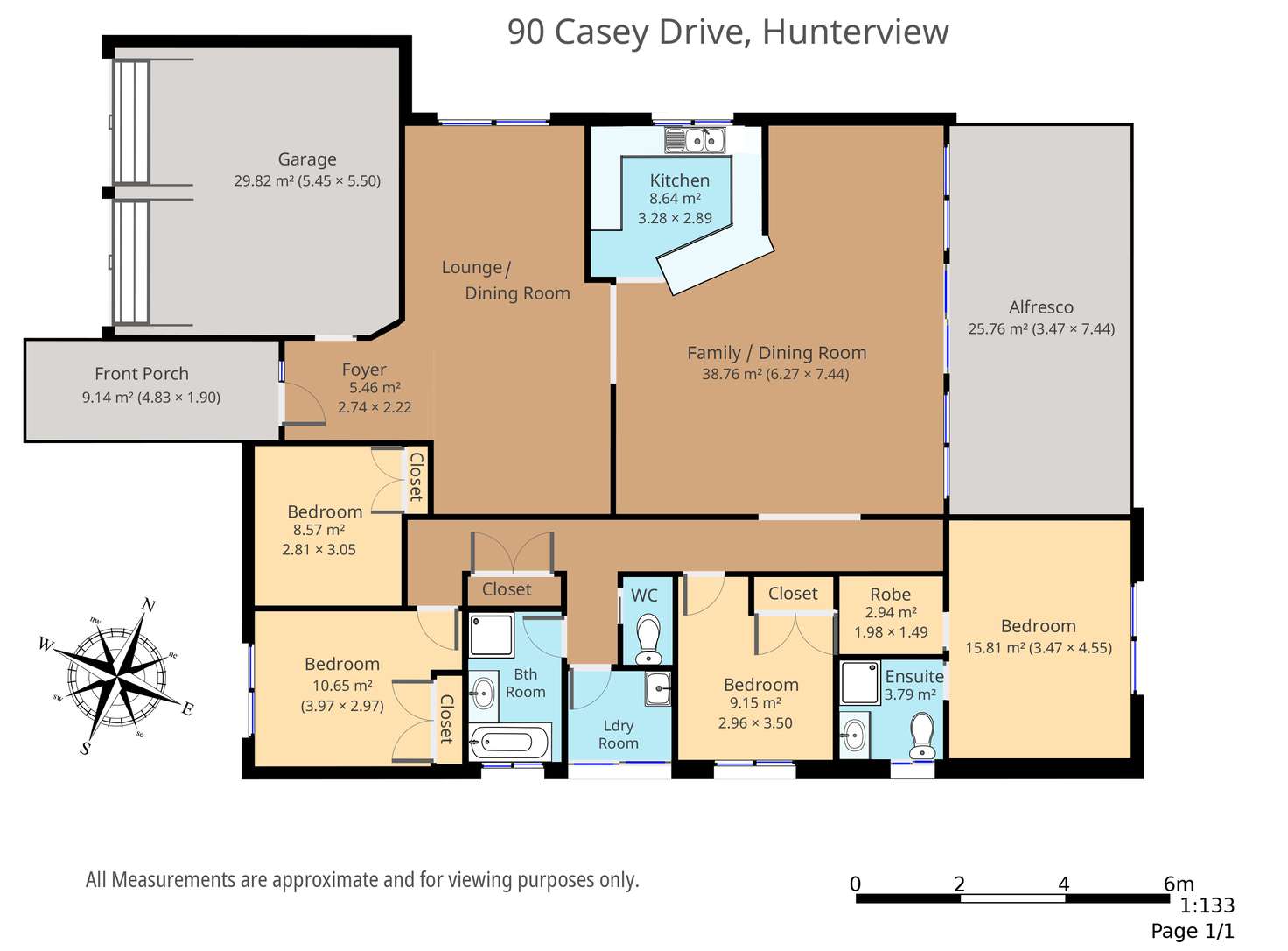 Floorplan of Homely house listing, 90 Casey Drive, Singleton NSW 2330