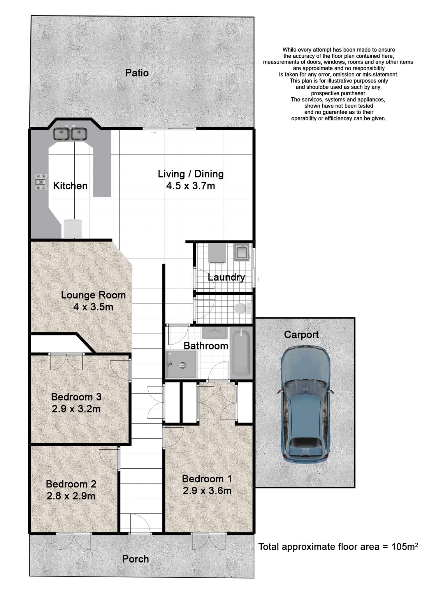 Floorplan of Homely house listing, 5 Tia Lane, Forest Lake QLD 4078