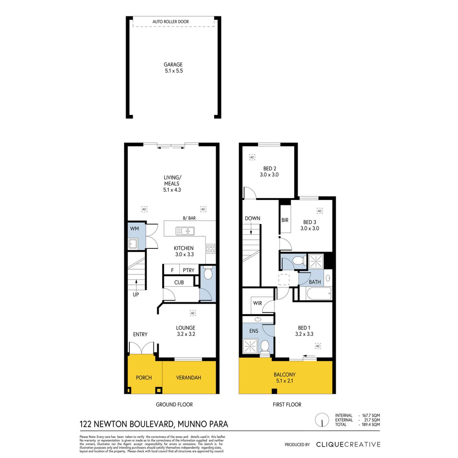 Floorplan of Homely house listing, 122 Newton Boulevard, Munno Para SA 5115