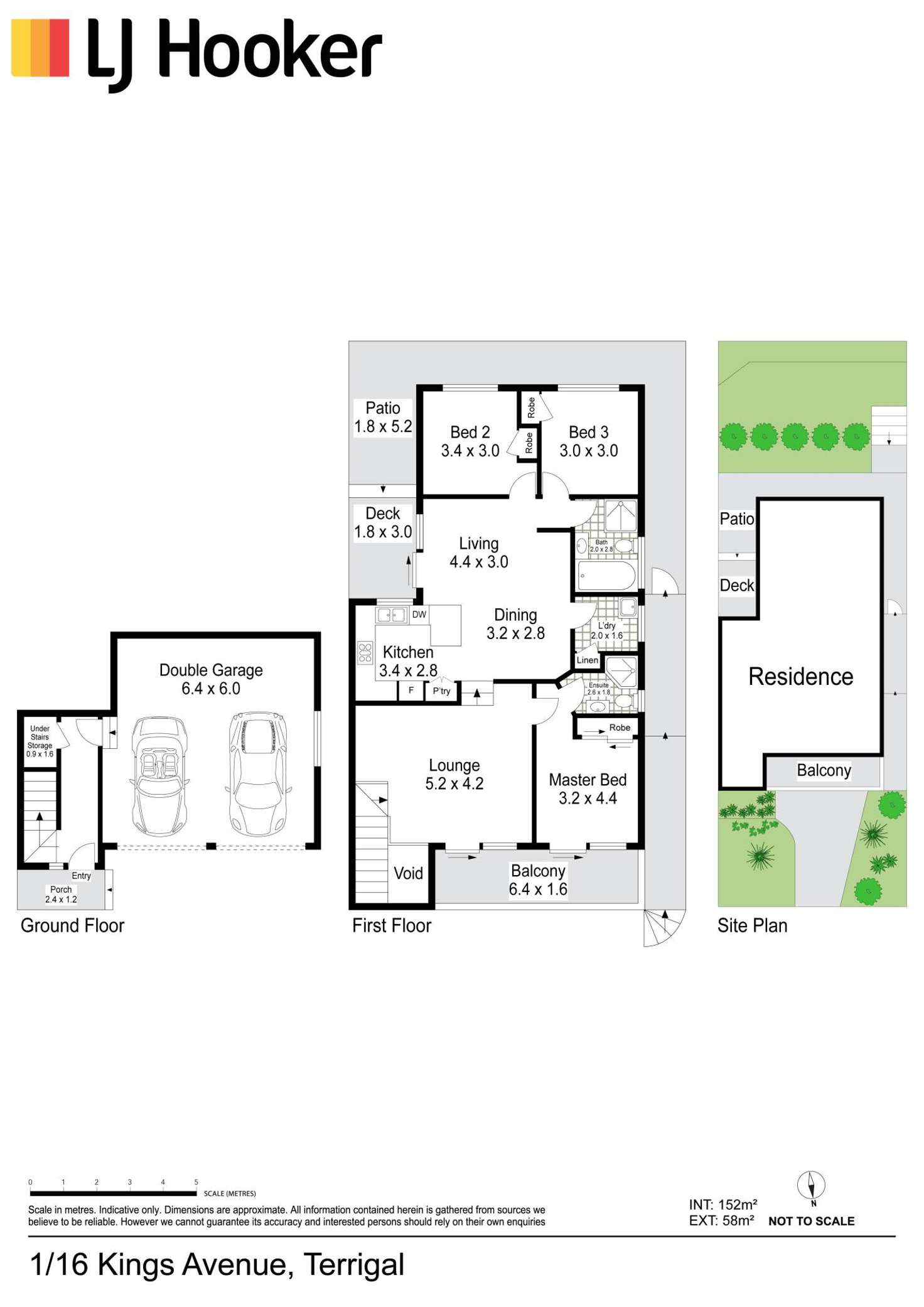 Floorplan of Homely semiDetached listing, 1/16 Kings Avenue, Terrigal NSW 2260