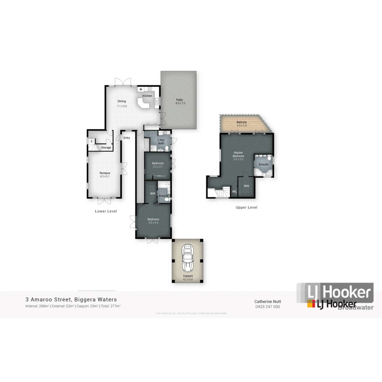 Floorplan of Homely house listing, 3 Amaroo Street, Biggera Waters QLD 4216