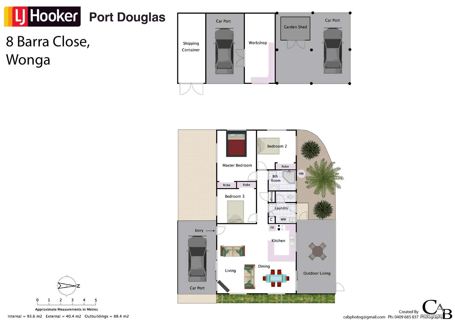 Floorplan of Homely house listing, 8 Barra Close, Wonga Beach QLD 4873