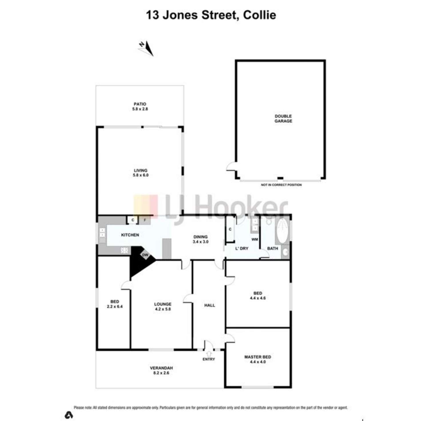 Floorplan of Homely house listing, 13 Jones Street, Collie WA 6225