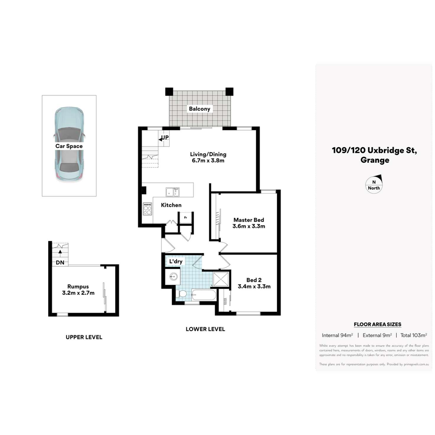 Floorplan of Homely apartment listing, 109/120 Uxbridge Street, Grange QLD 4051