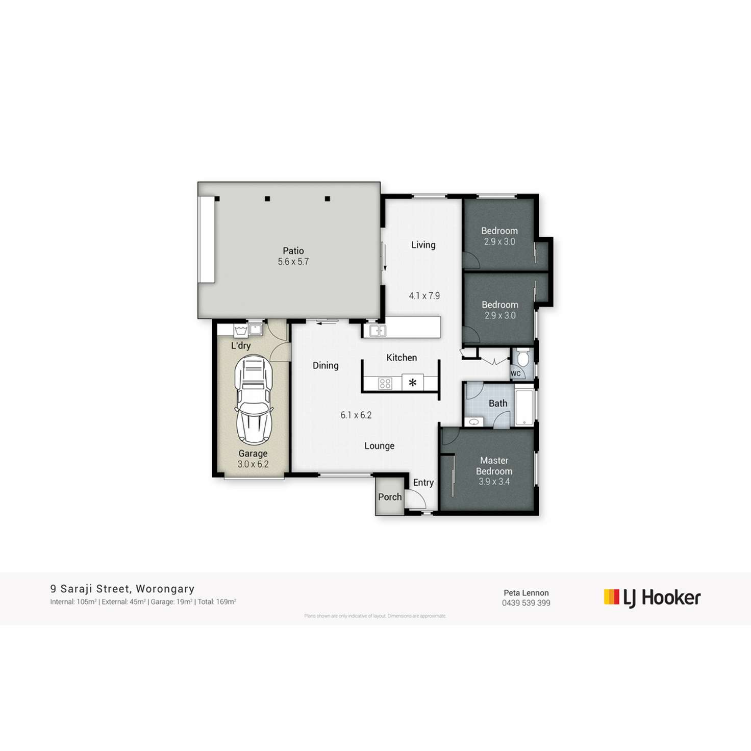 Floorplan of Homely house listing, 9 Saraji Street, Worongary QLD 4213