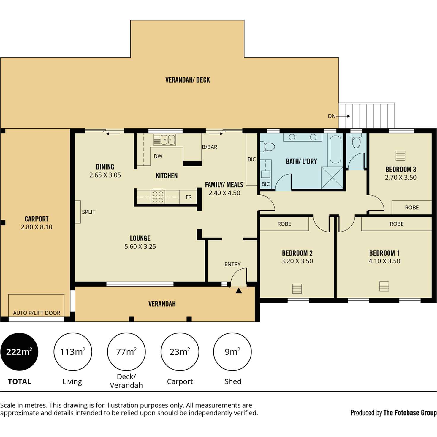 Floorplan of Homely house listing, 61 Flinders Drive, Valley View SA 5093