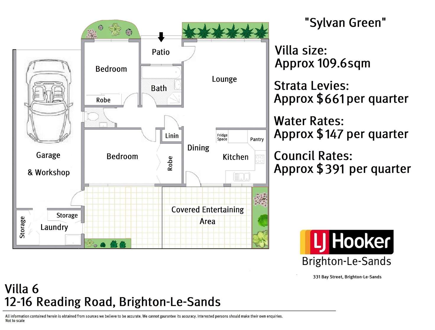 Floorplan of Homely villa listing, 6/12-16 Reading Road, Brighton-le-sands NSW 2216