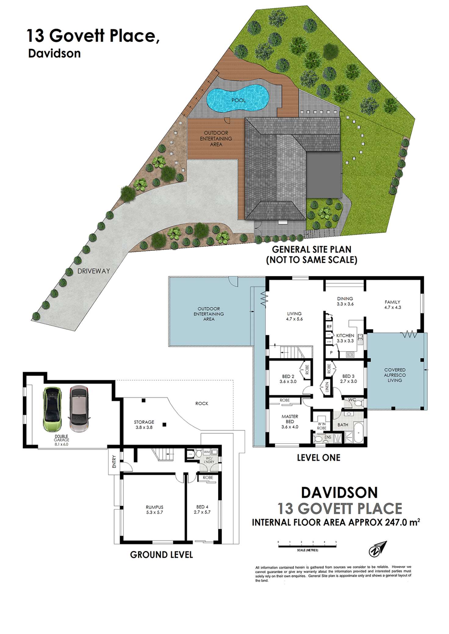 Floorplan of Homely house listing, 13 Govett Place, Davidson NSW 2085
