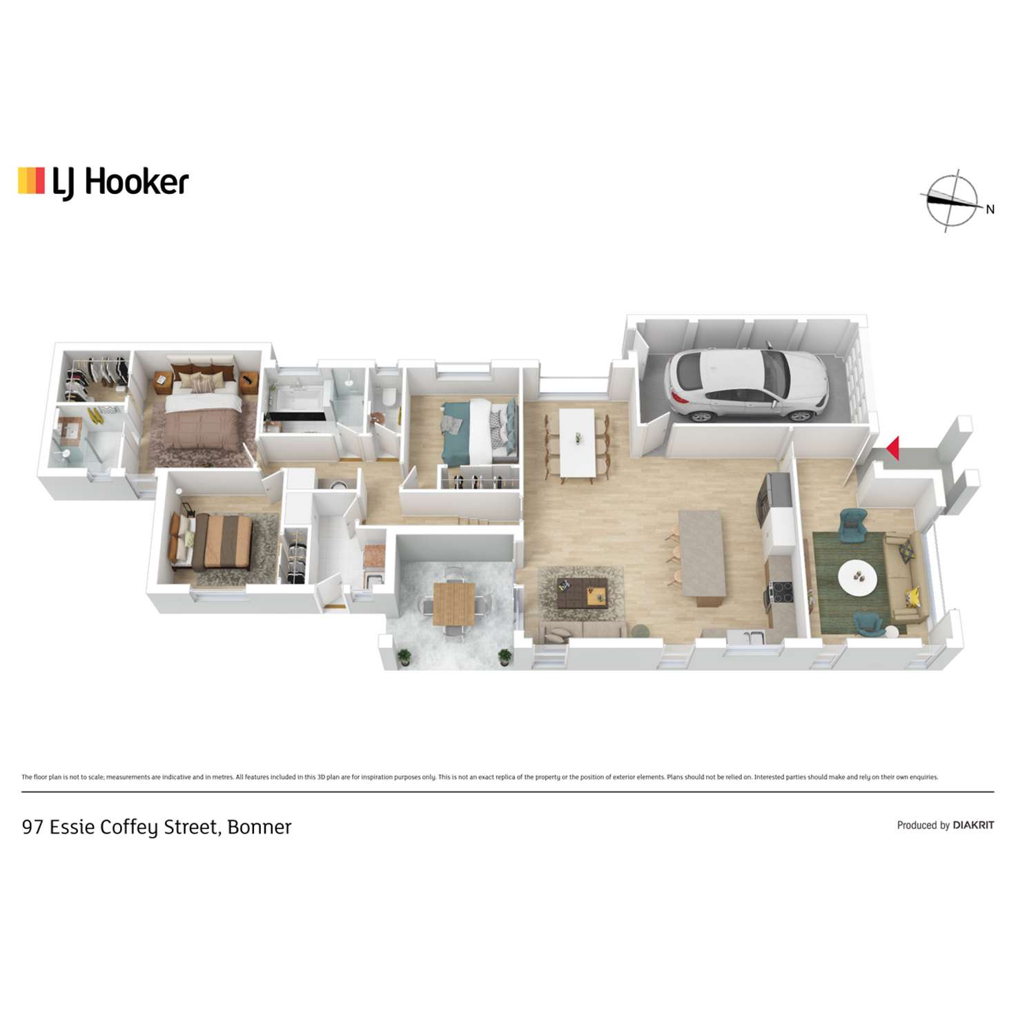 Floorplan of Homely house listing, 97 Essie Coffey Street, Bonner ACT 2914