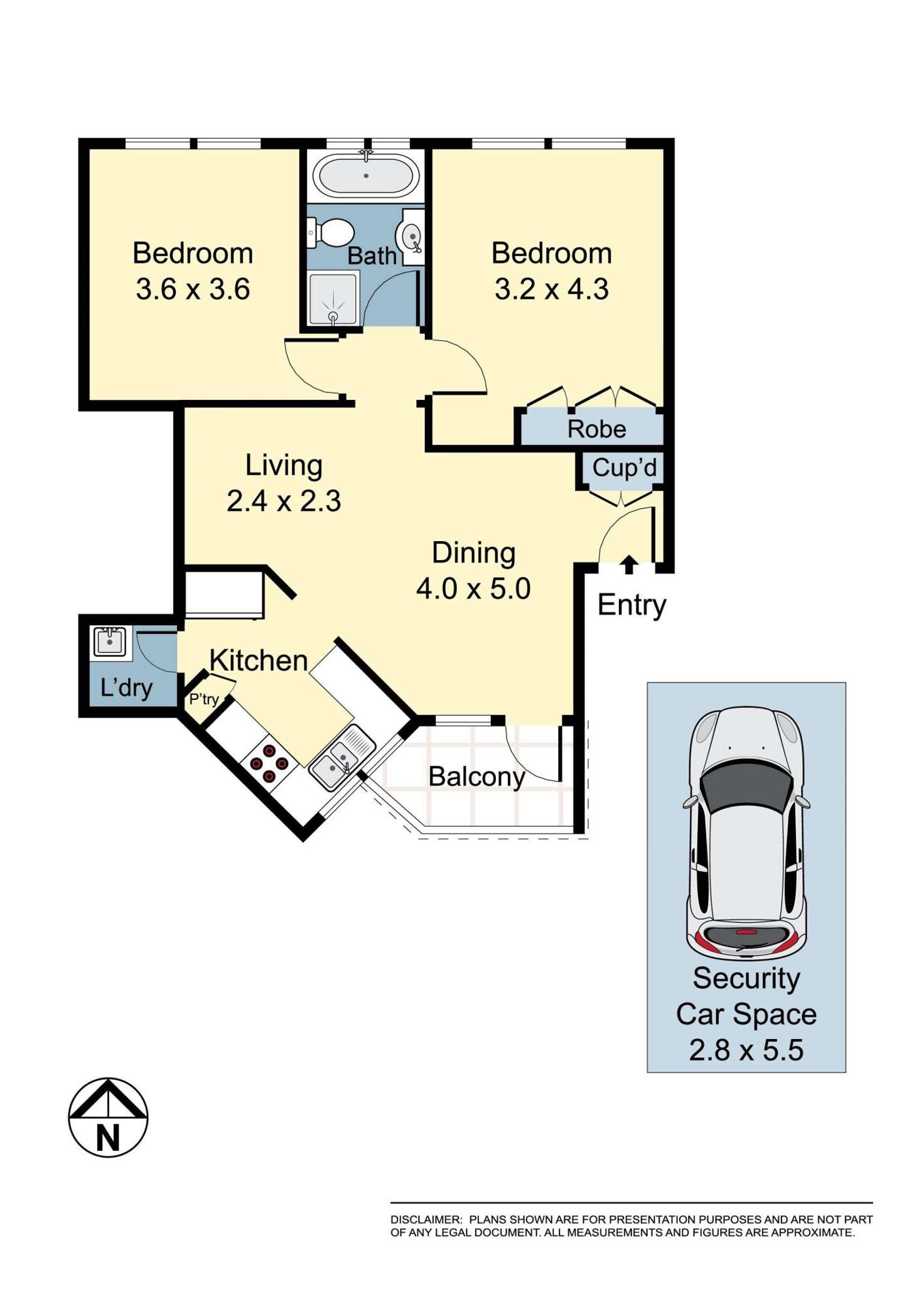 Floorplan of Homely apartment listing, 23/236 Rainbow Street, Coogee NSW 2034