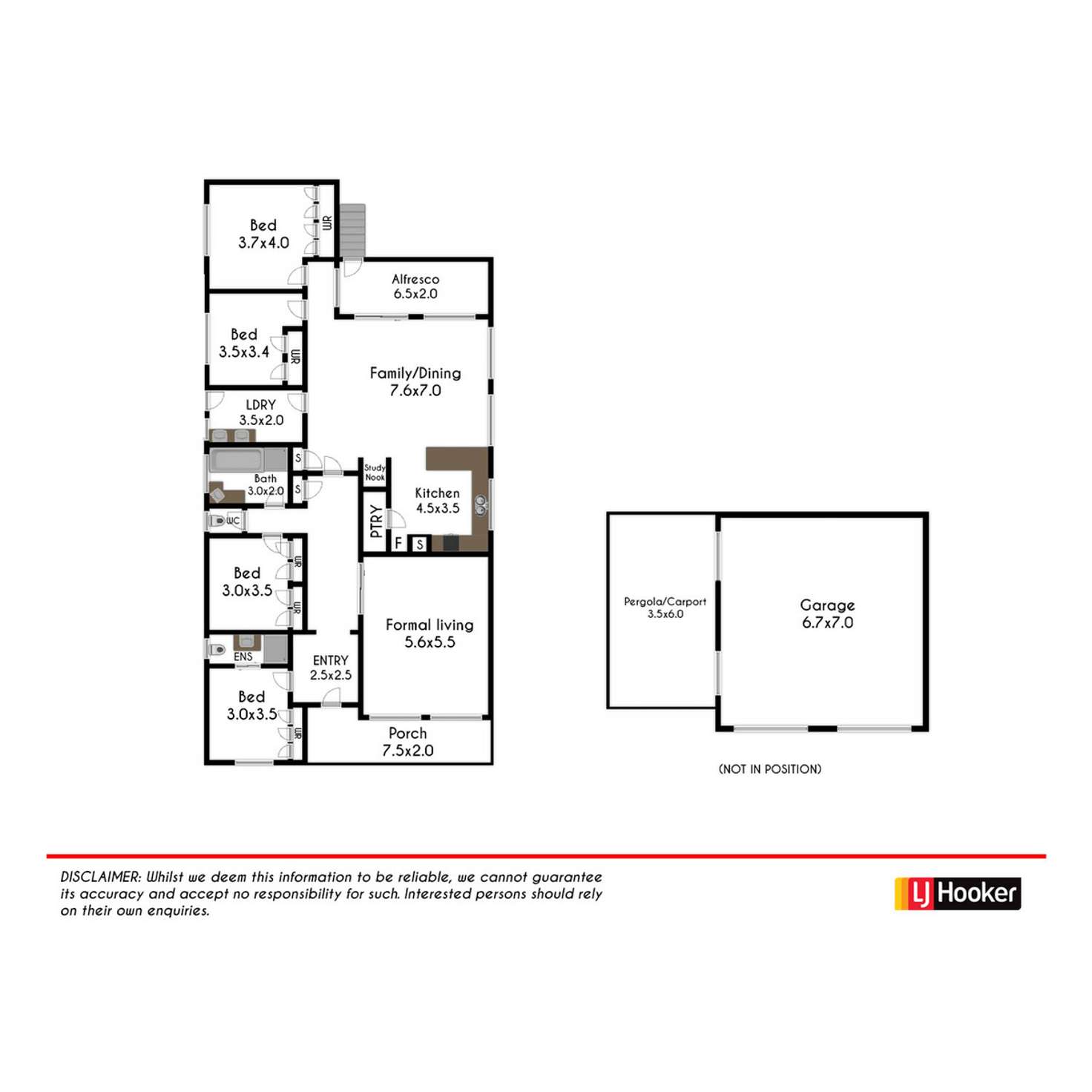 Floorplan of Homely house listing, 80 Lancaster Street, Blacktown NSW 2148