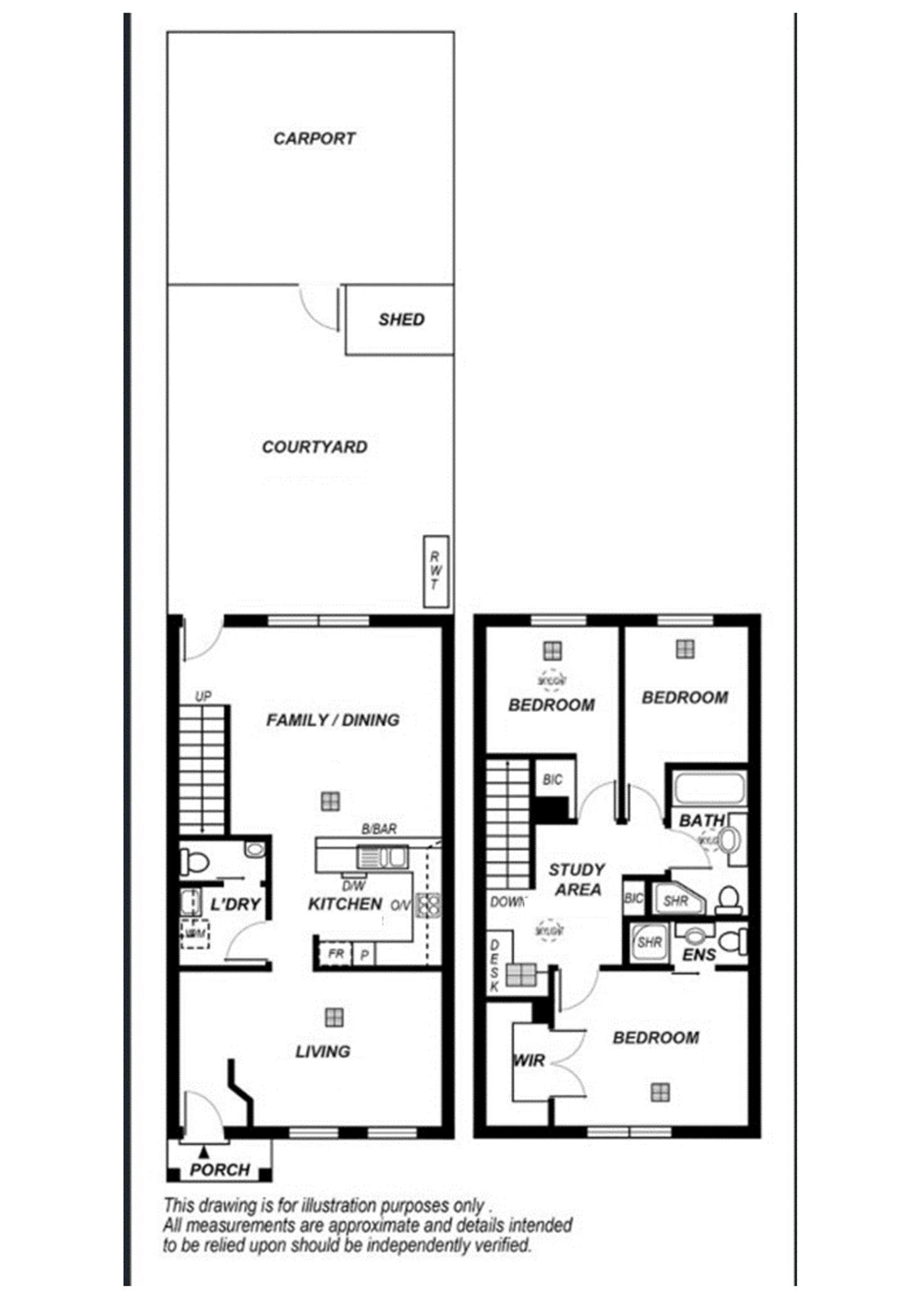 Floorplan of Homely house listing, Unit 3/28 Clare Street, Athol Park SA 5012