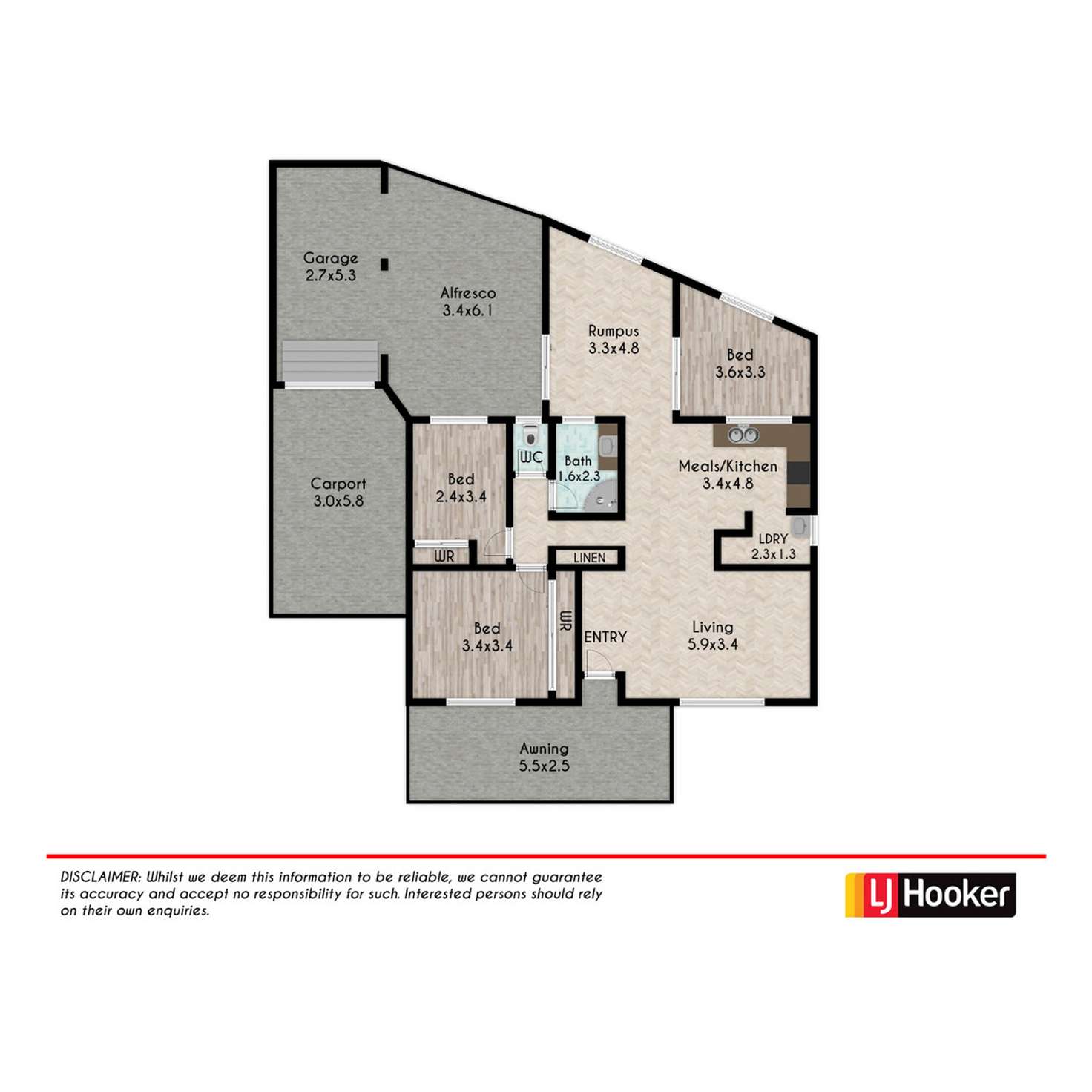 Floorplan of Homely house listing, 6/6 Woodvale Close, Plumpton NSW 2761