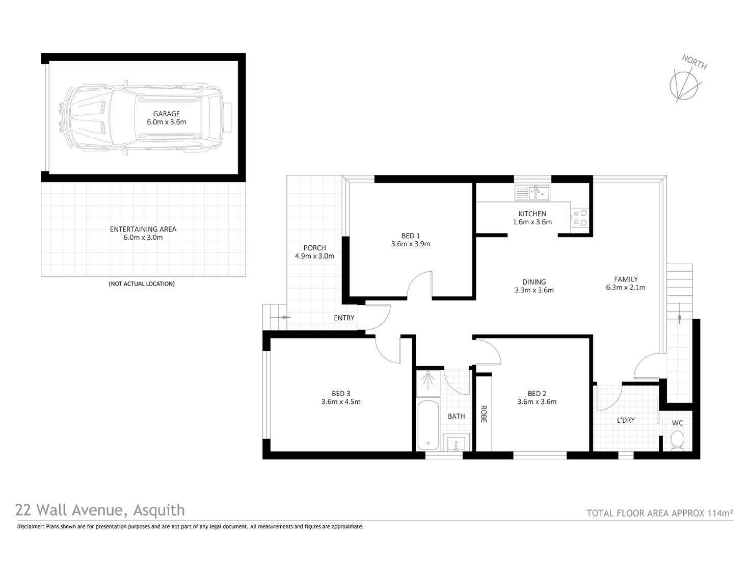 Floorplan of Homely house listing, 22 Wall Avenue, Asquith NSW 2077