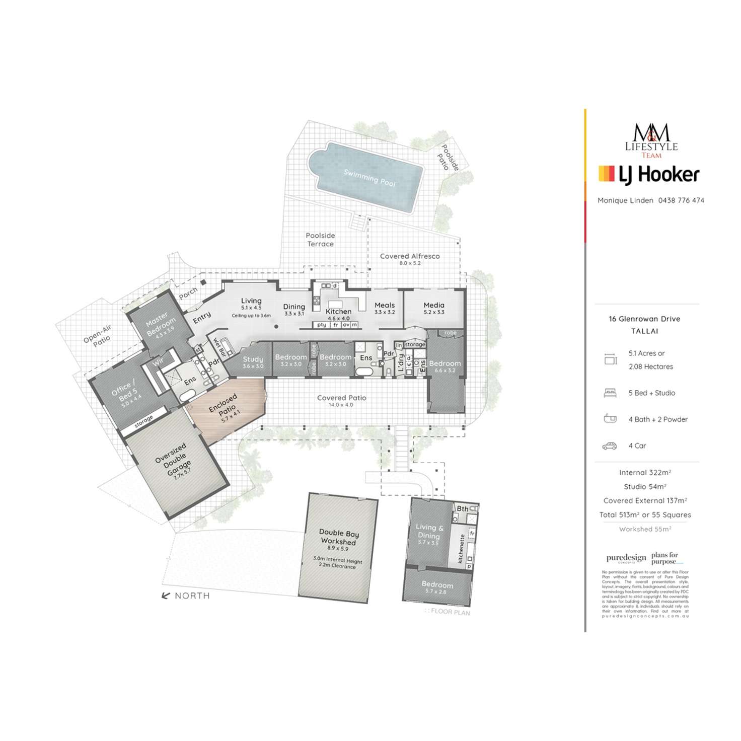 Floorplan of Homely house listing, 16 Glenrowan Drive, Tallai QLD 4213