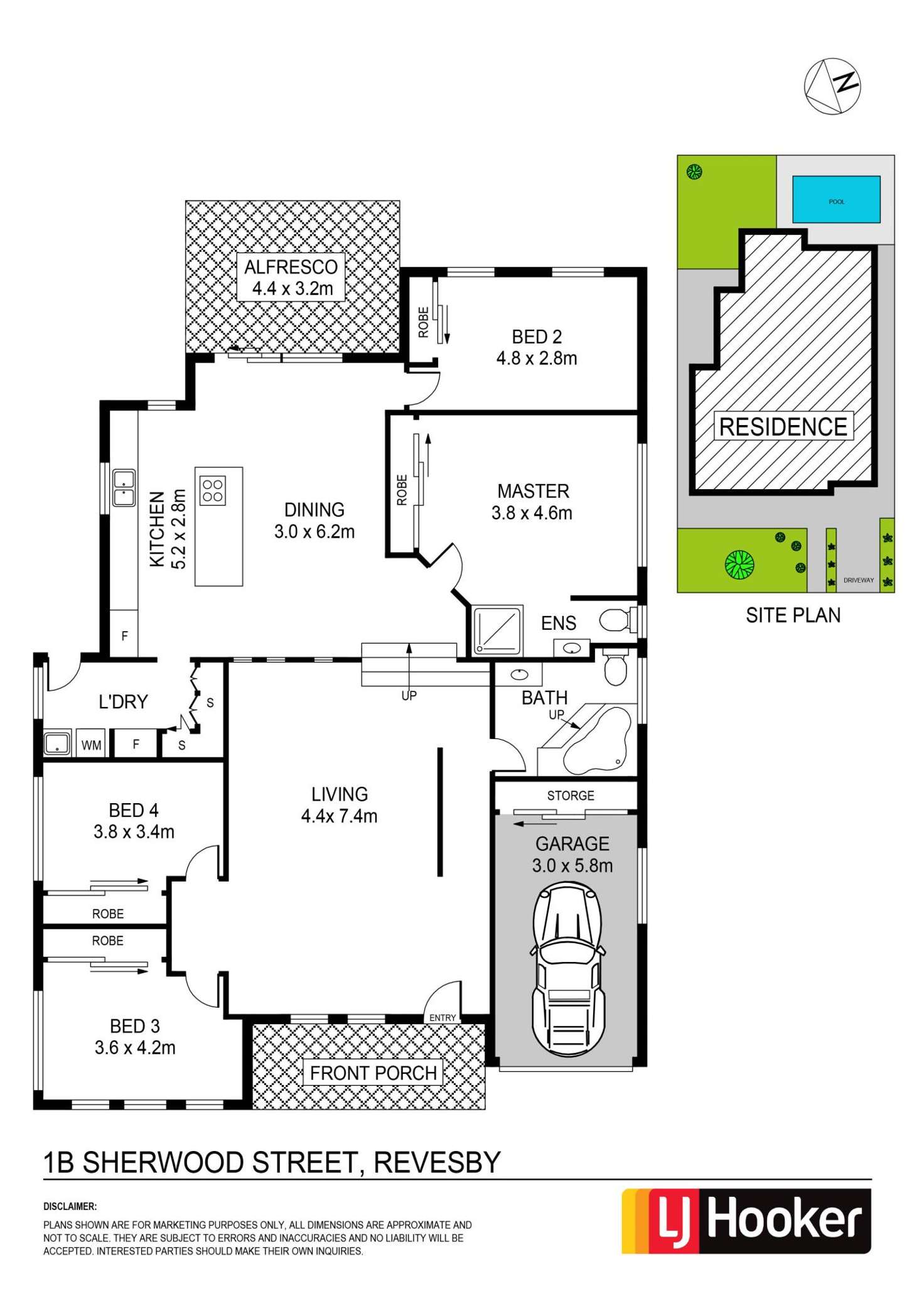 Floorplan of Homely house listing, 1B Sherwood Street, Revesby NSW 2212