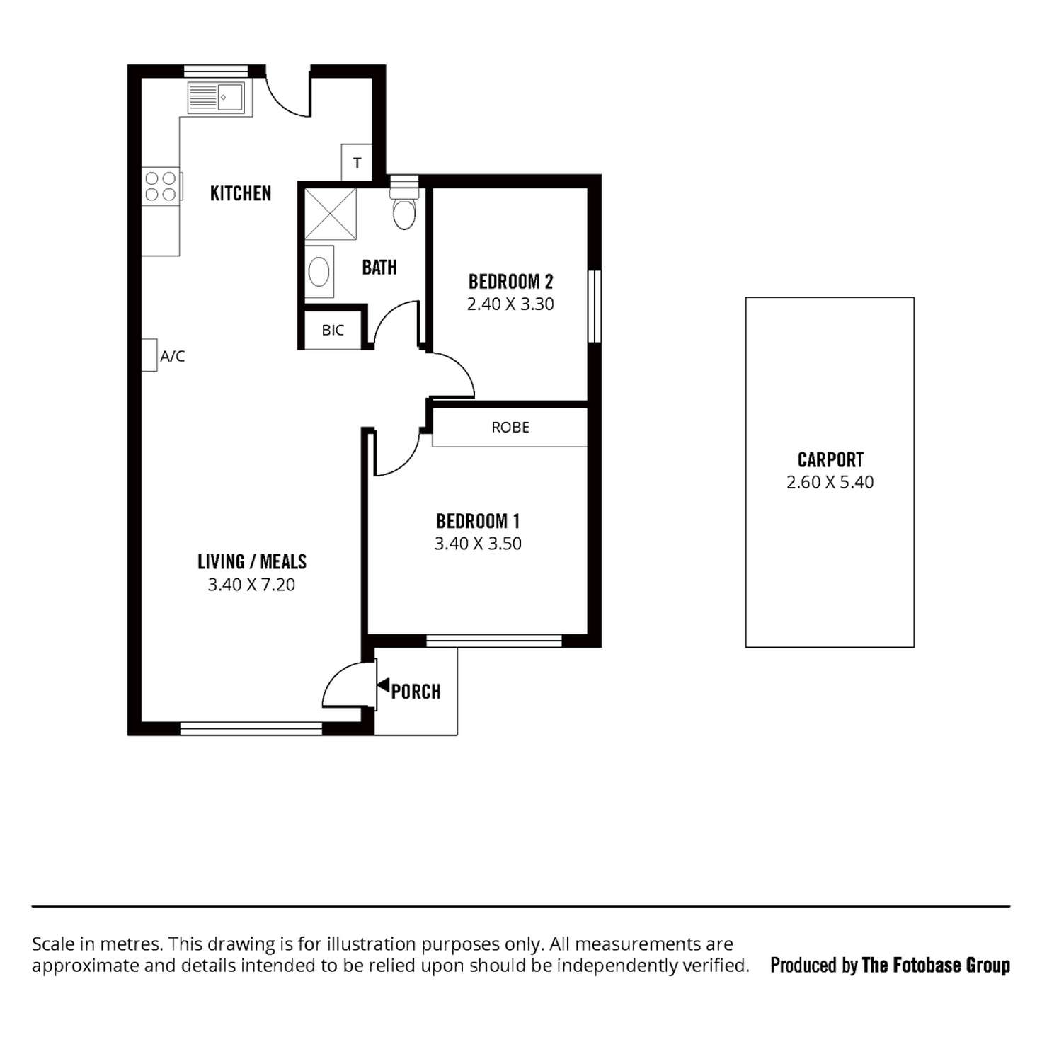 Floorplan of Homely unit listing, 27/66 Festival Court, Salisbury SA 5108